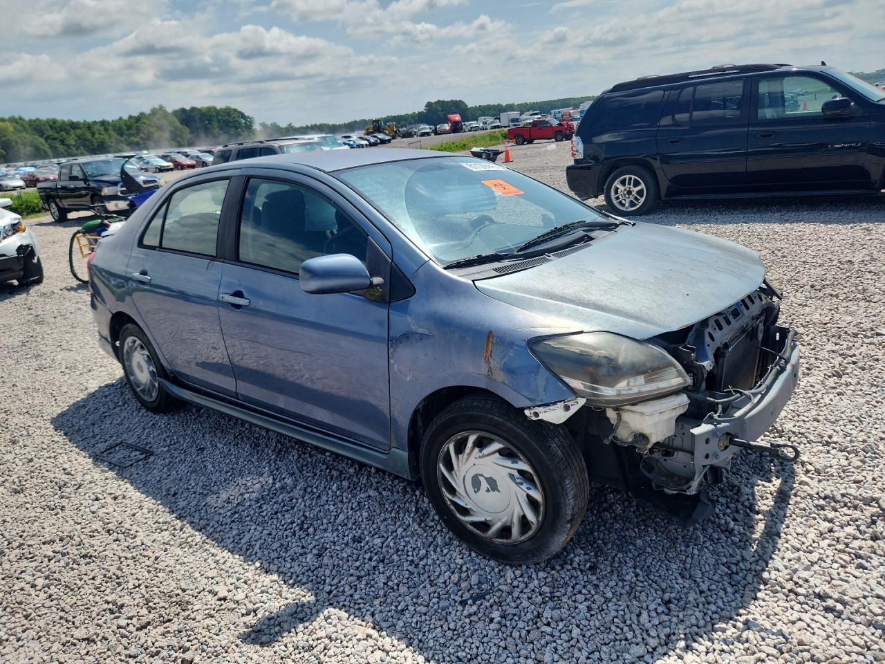 2007 Toyota Yaris S Blue vin: JTDBT903371064164
