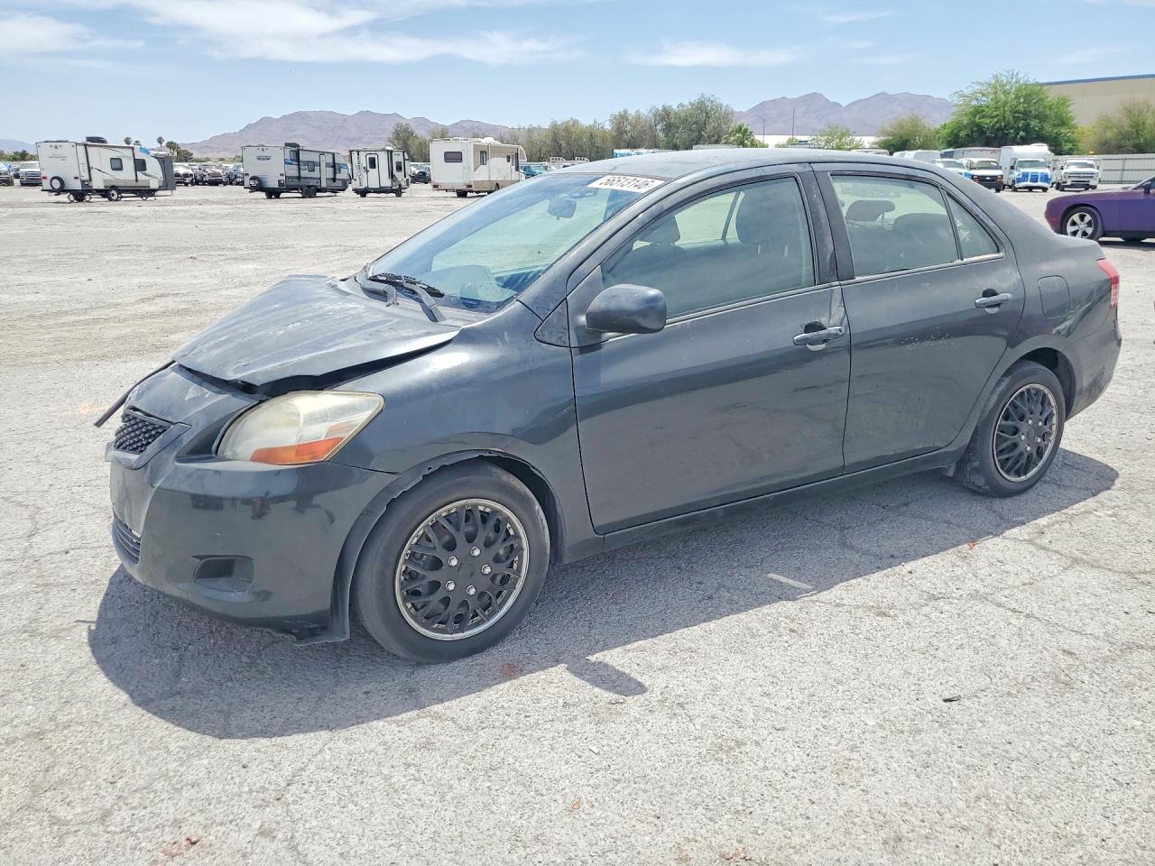2009 Toyota Yaris Base Charcoal vin: JTDBT903391301075