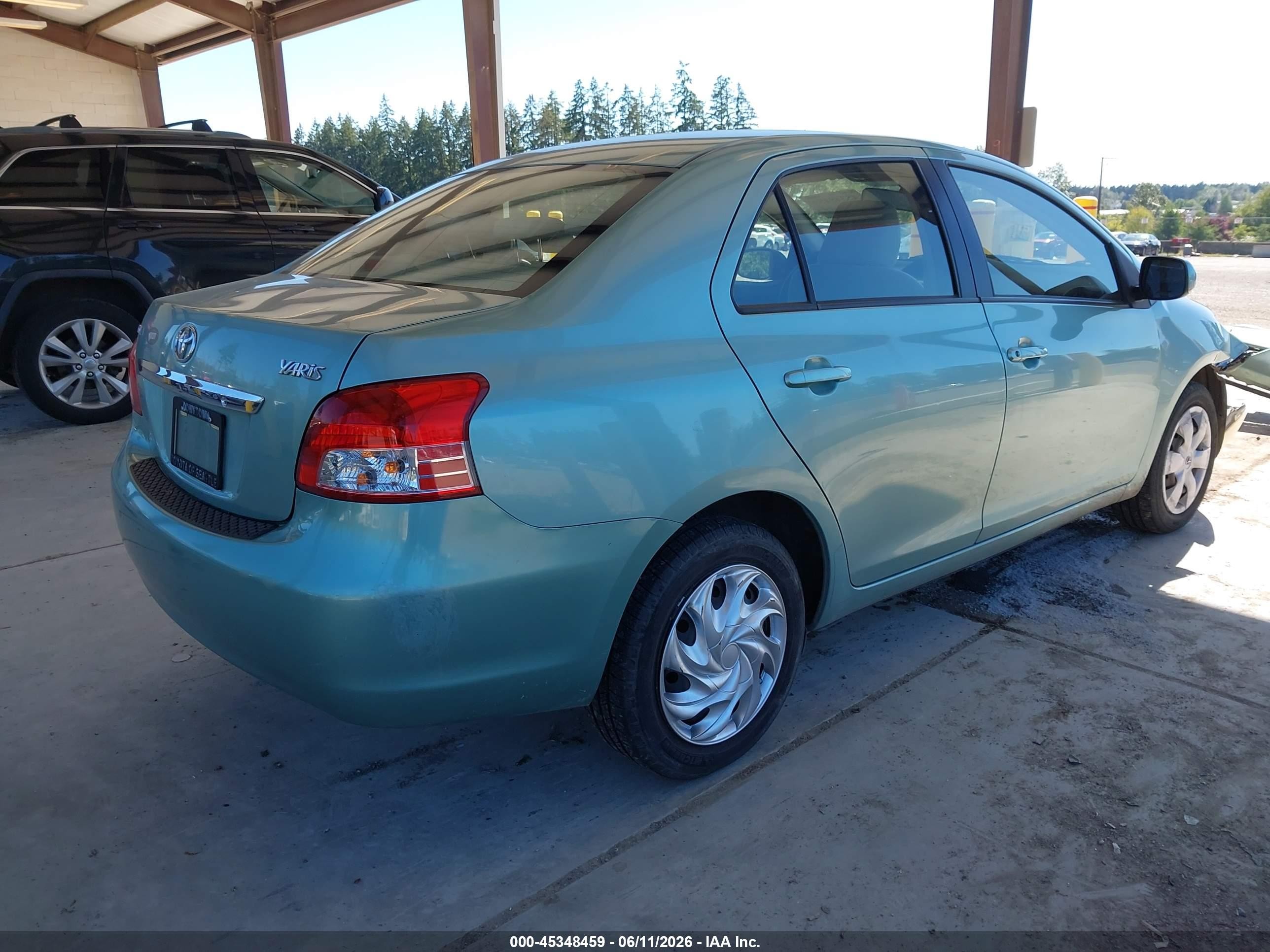 2008 Toyota Yaris   Turquoise vin: JTDBT903481199073