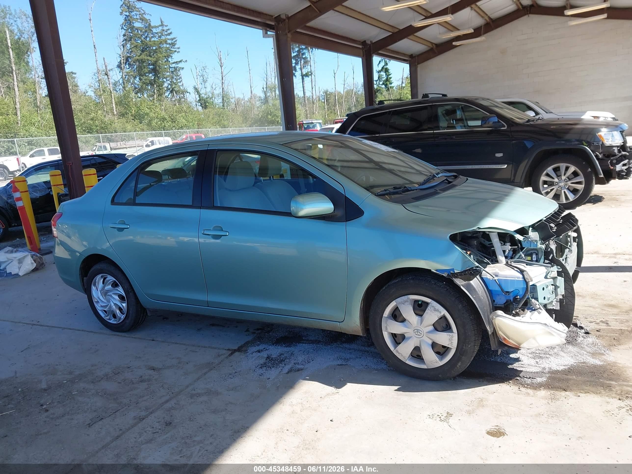 2008 Toyota Yaris   Turquoise vin: JTDBT903481199073