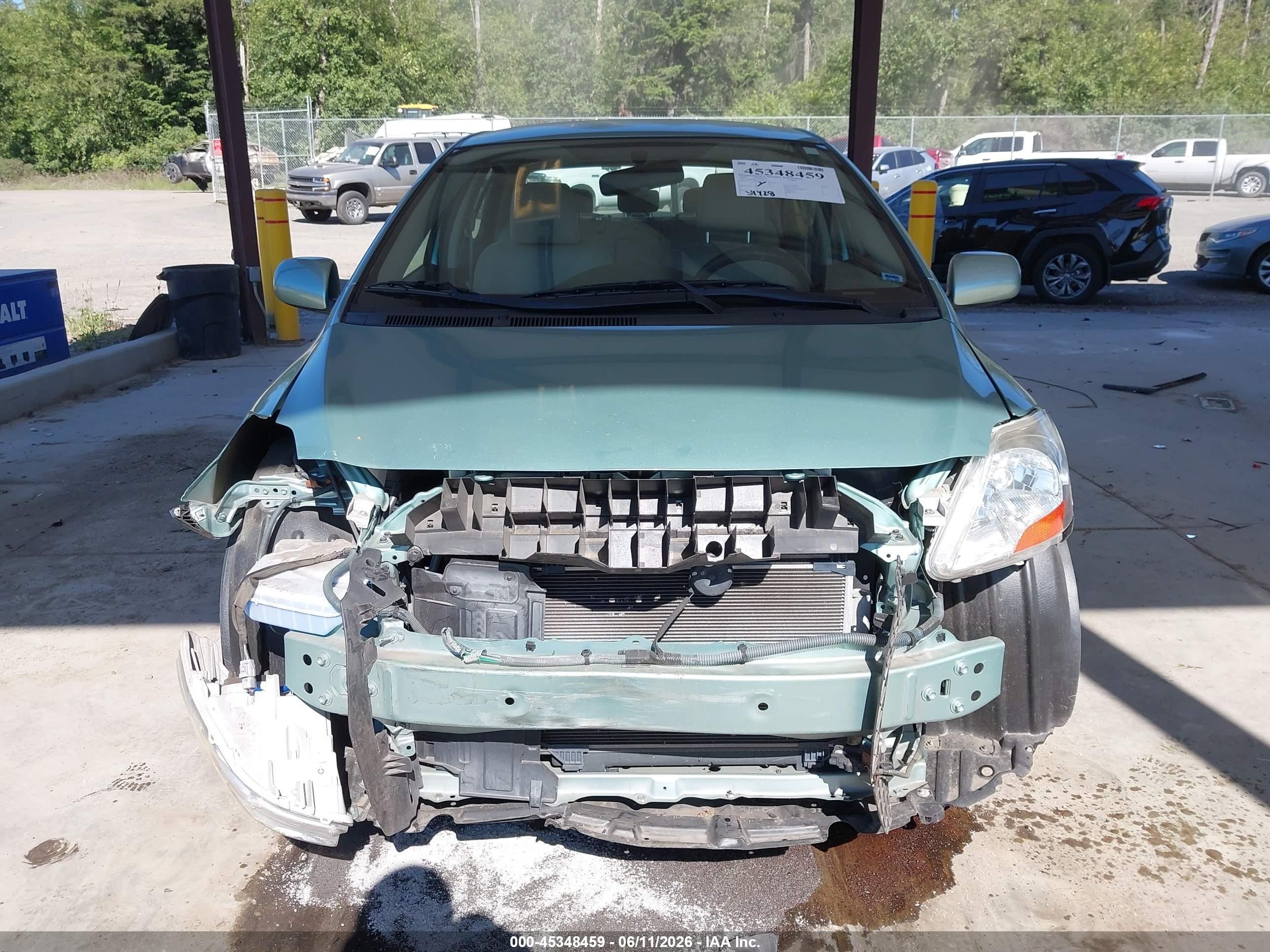 2008 Toyota Yaris   Turquoise vin: JTDBT903481199073