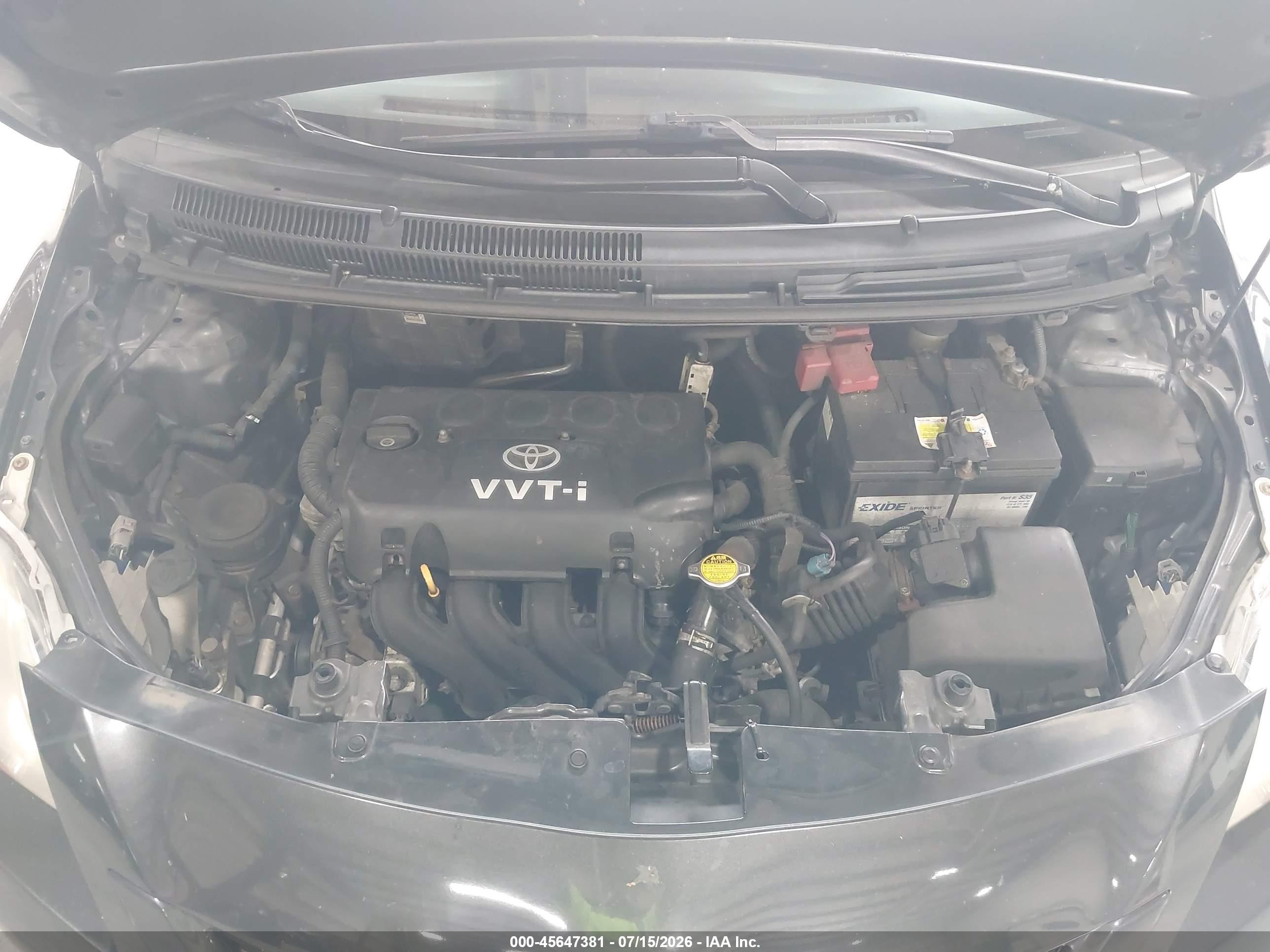 2009 Toyota Yaris   Gray vin: JTDBT903494050159