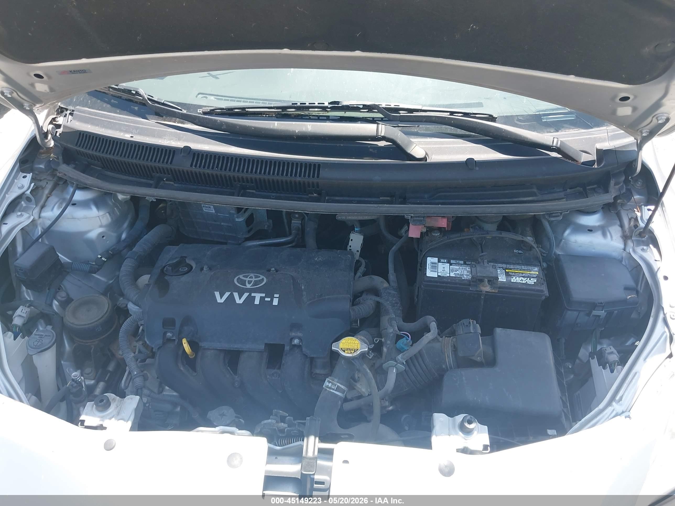 2007 Toyota Yaris S Серебряный vin: JTDBT903571118631