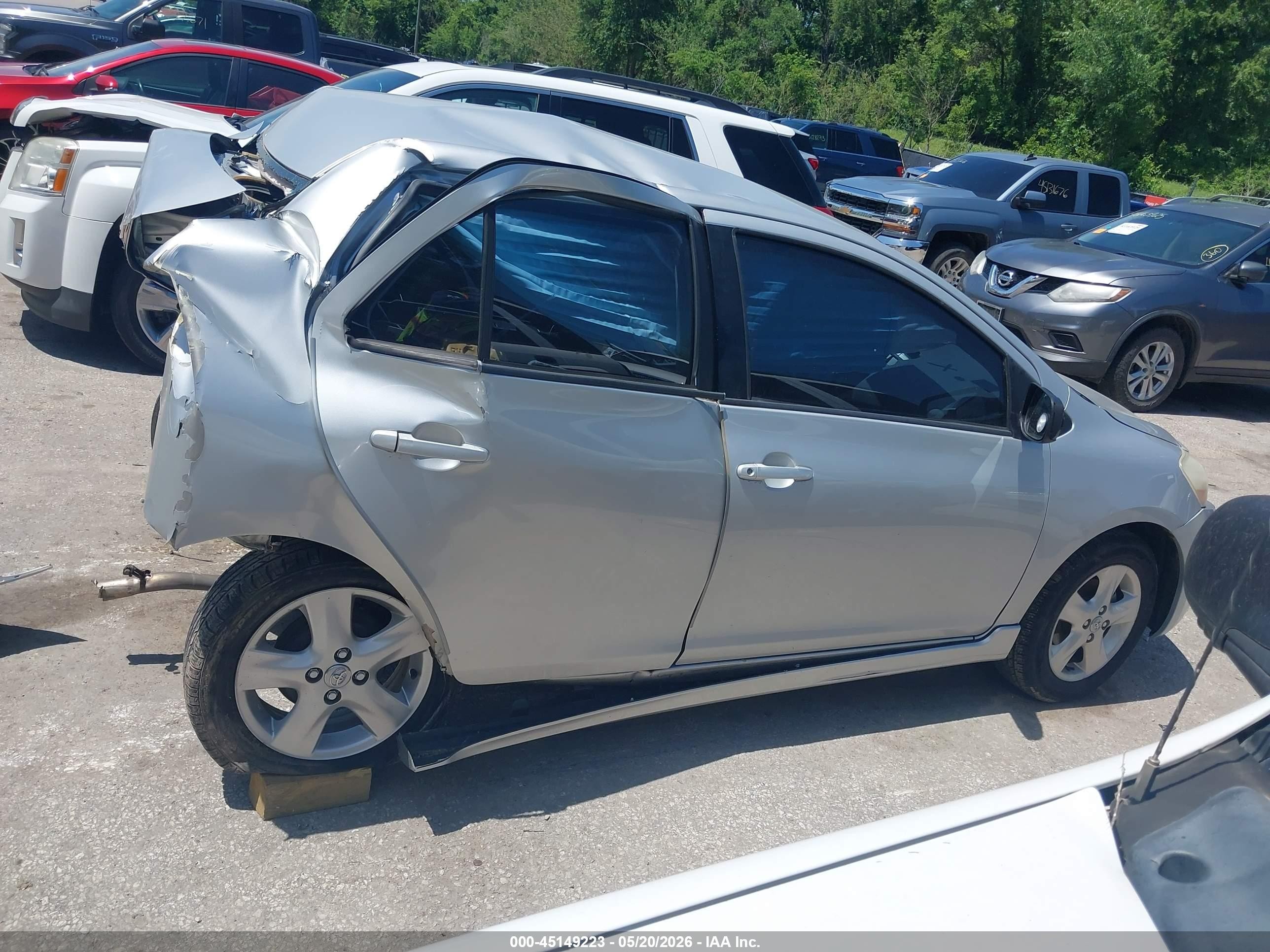 2007 Toyota Yaris S Серебряный vin: JTDBT903571118631