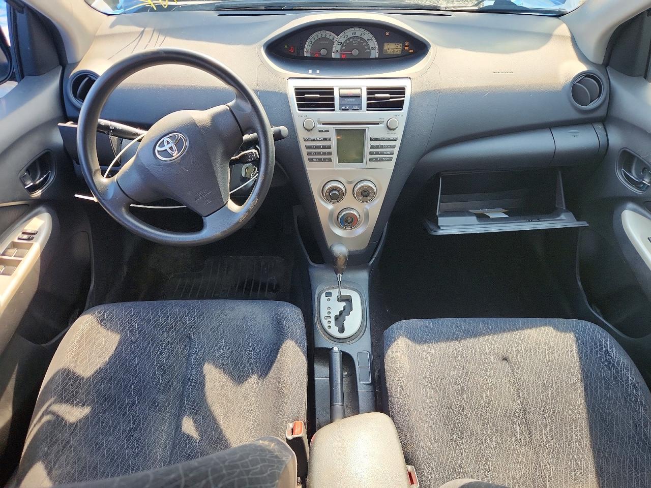 2008 Toyota Yaris Base Blue vin: JTDBT903584012504