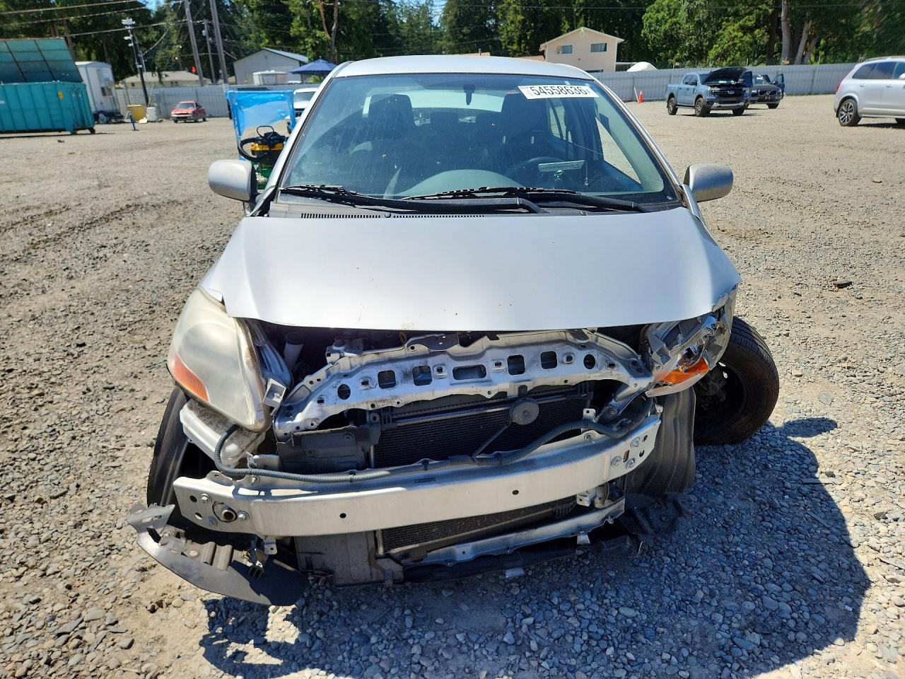 2009 Toyota Yaris Base Silver vin: JTDBT903591311235