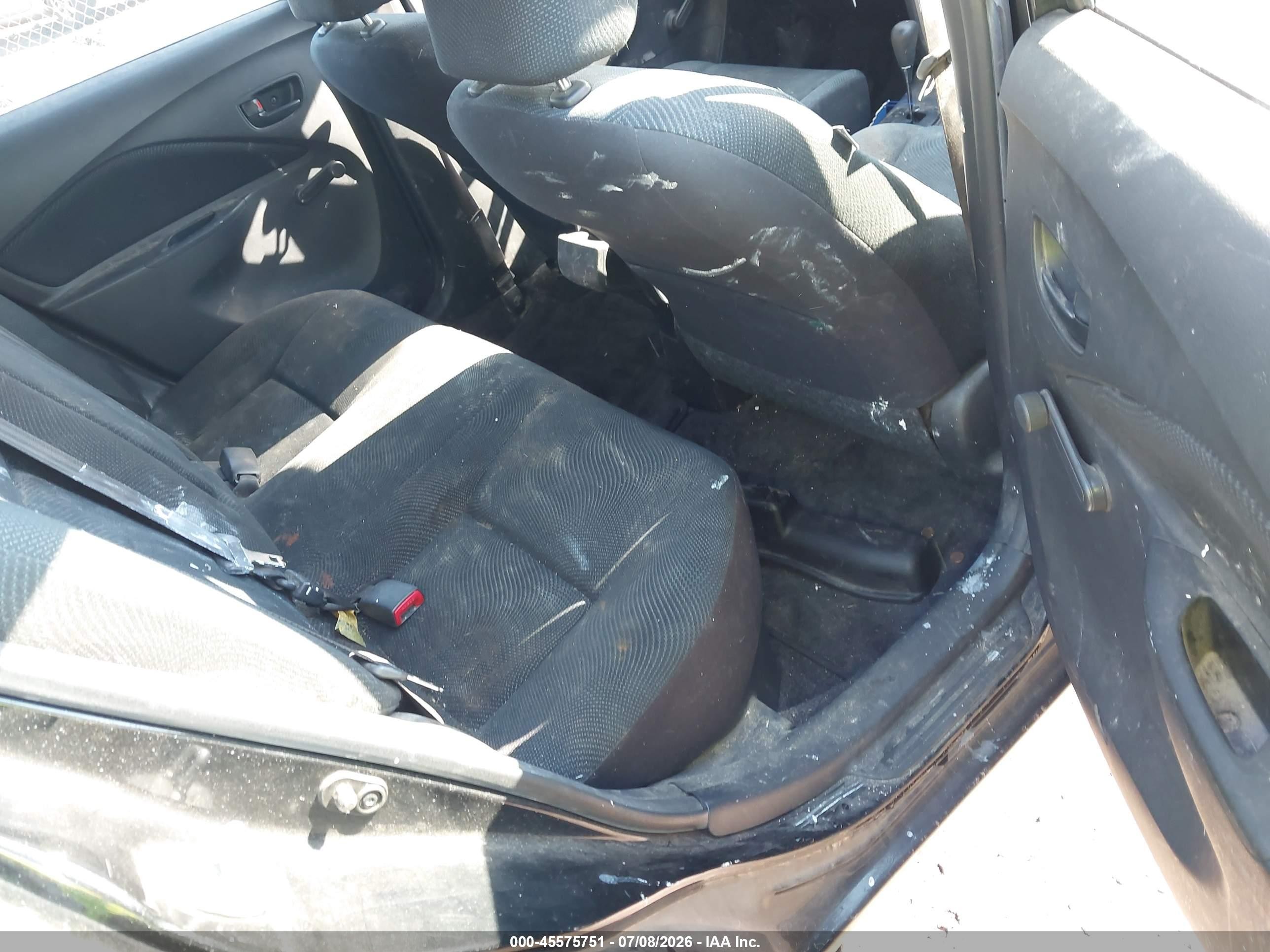 2009 Toyota Yaris   Black vin: JTDBT903591324437