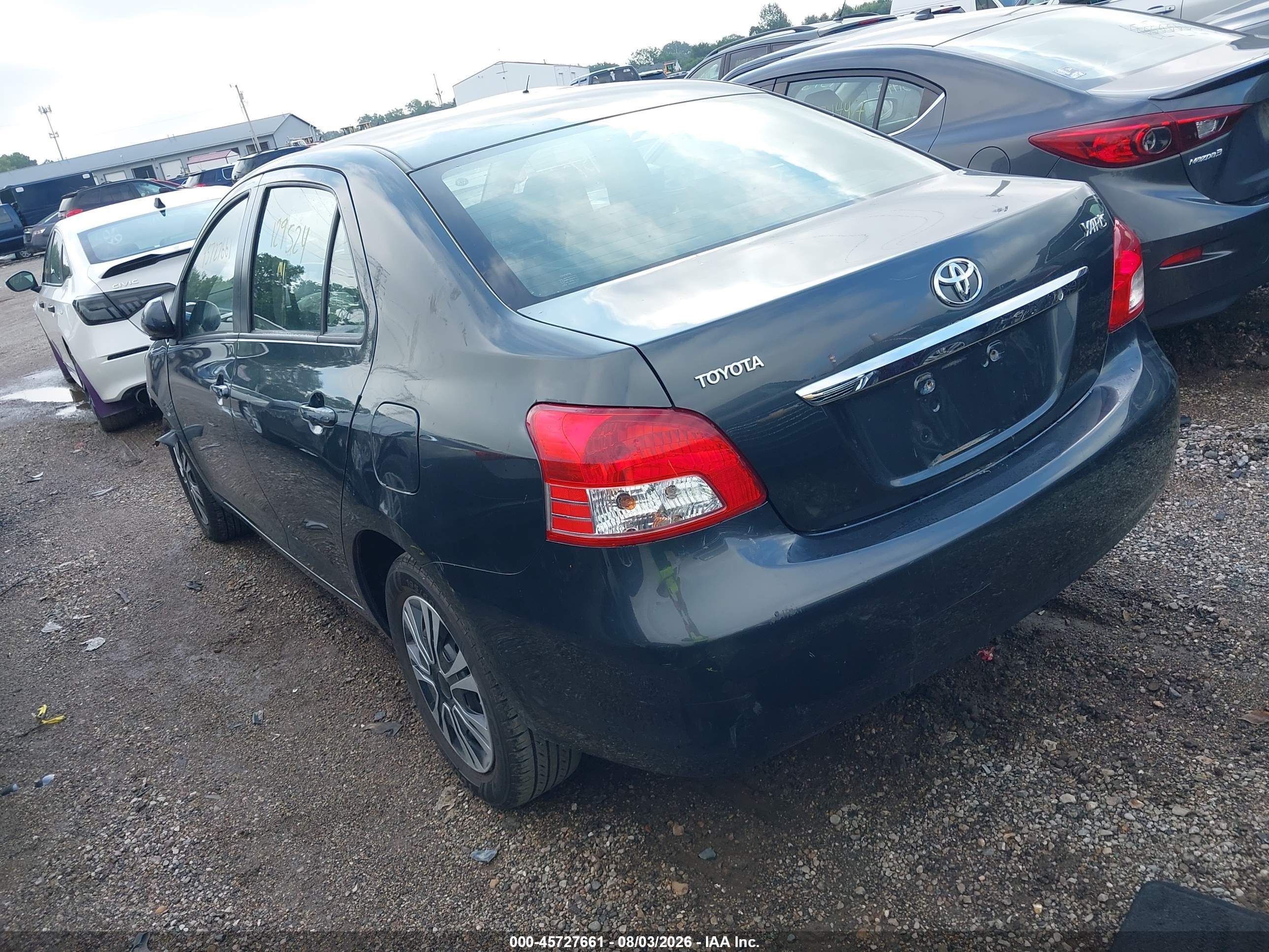2009 Toyota Yaris   Gray vin: JTDBT903591325488