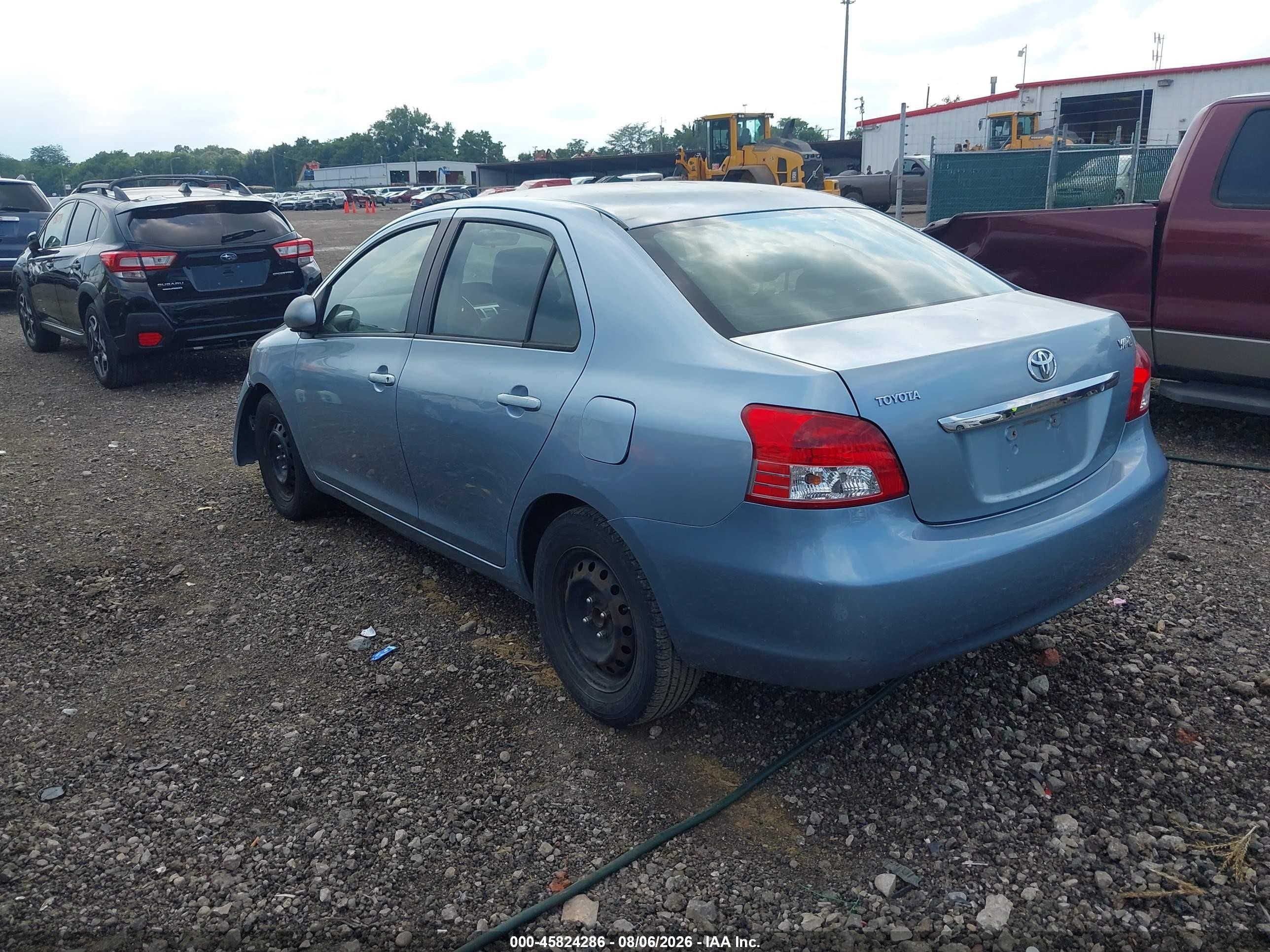 2009 Toyota Yaris   Light Blue vin: JTDBT903591327791