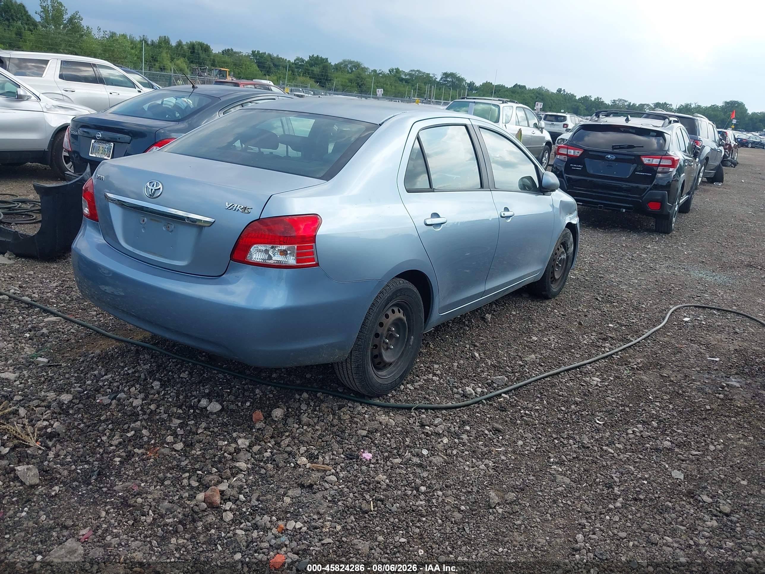 2009 Toyota Yaris   Light Blue vin: JTDBT903591327791