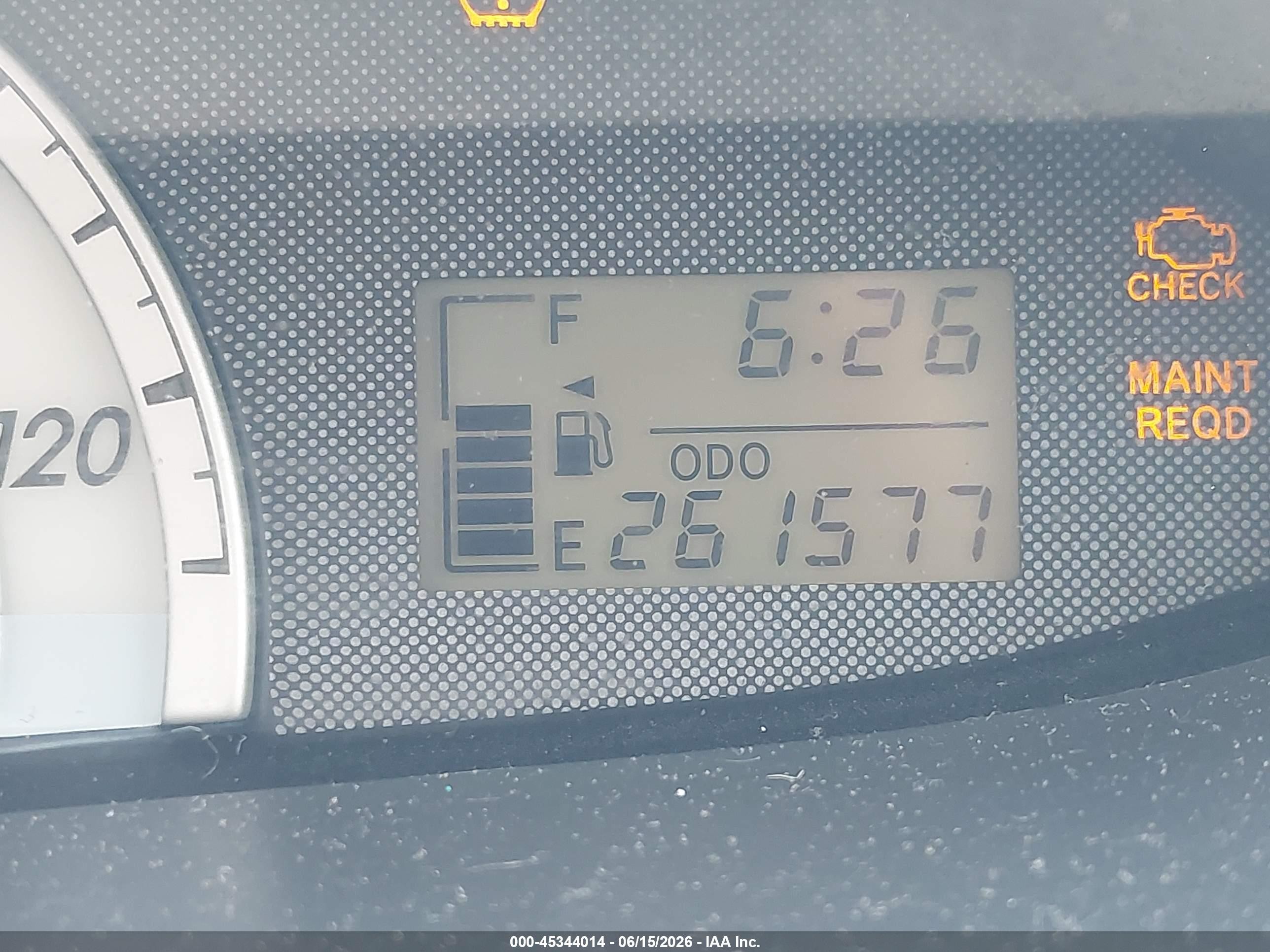 2008 Toyota Yaris   Серый vin: JTDBT903681202412