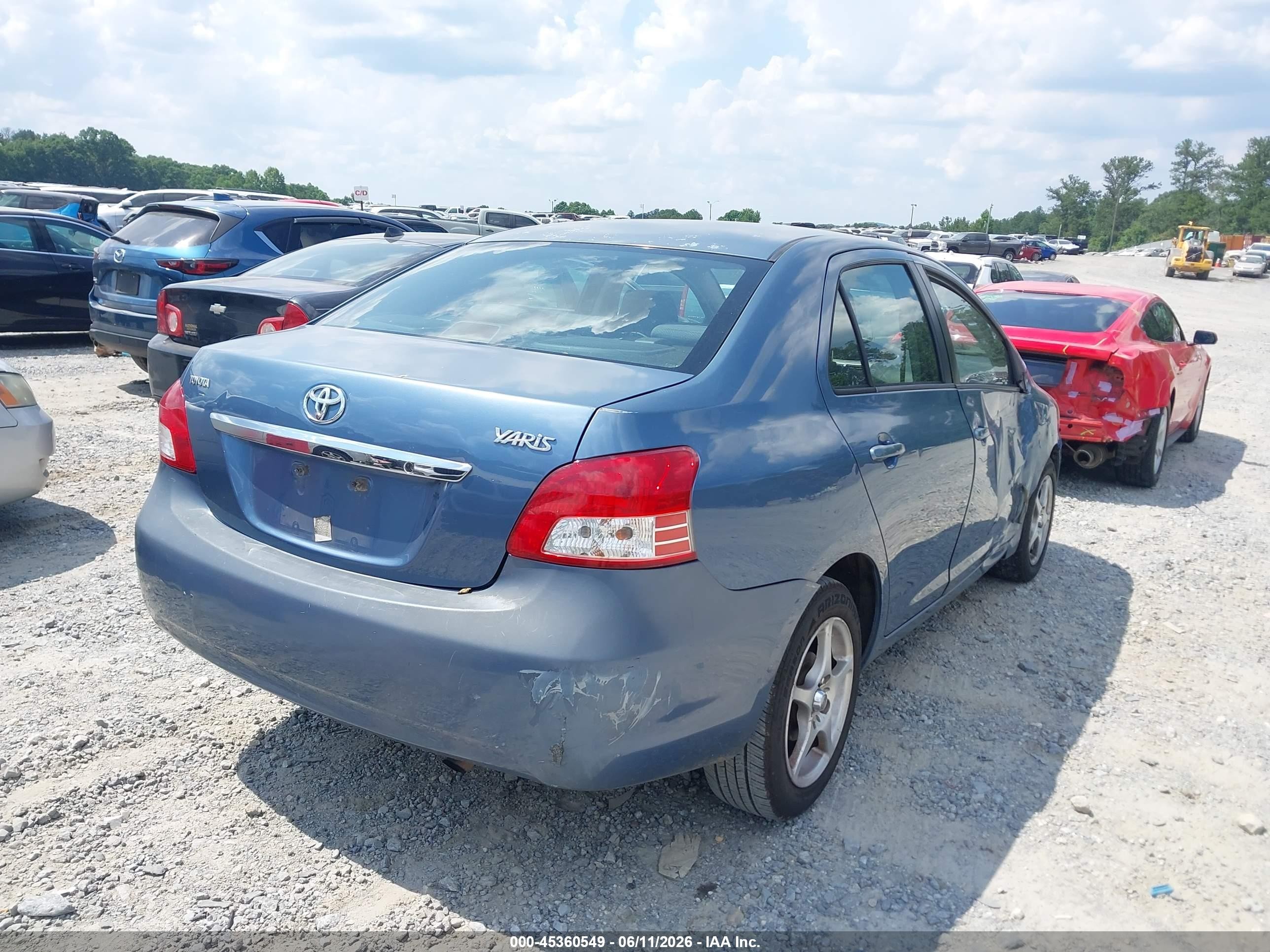 2009 Toyota Yaris   Blue vin: JTDBT903794050821