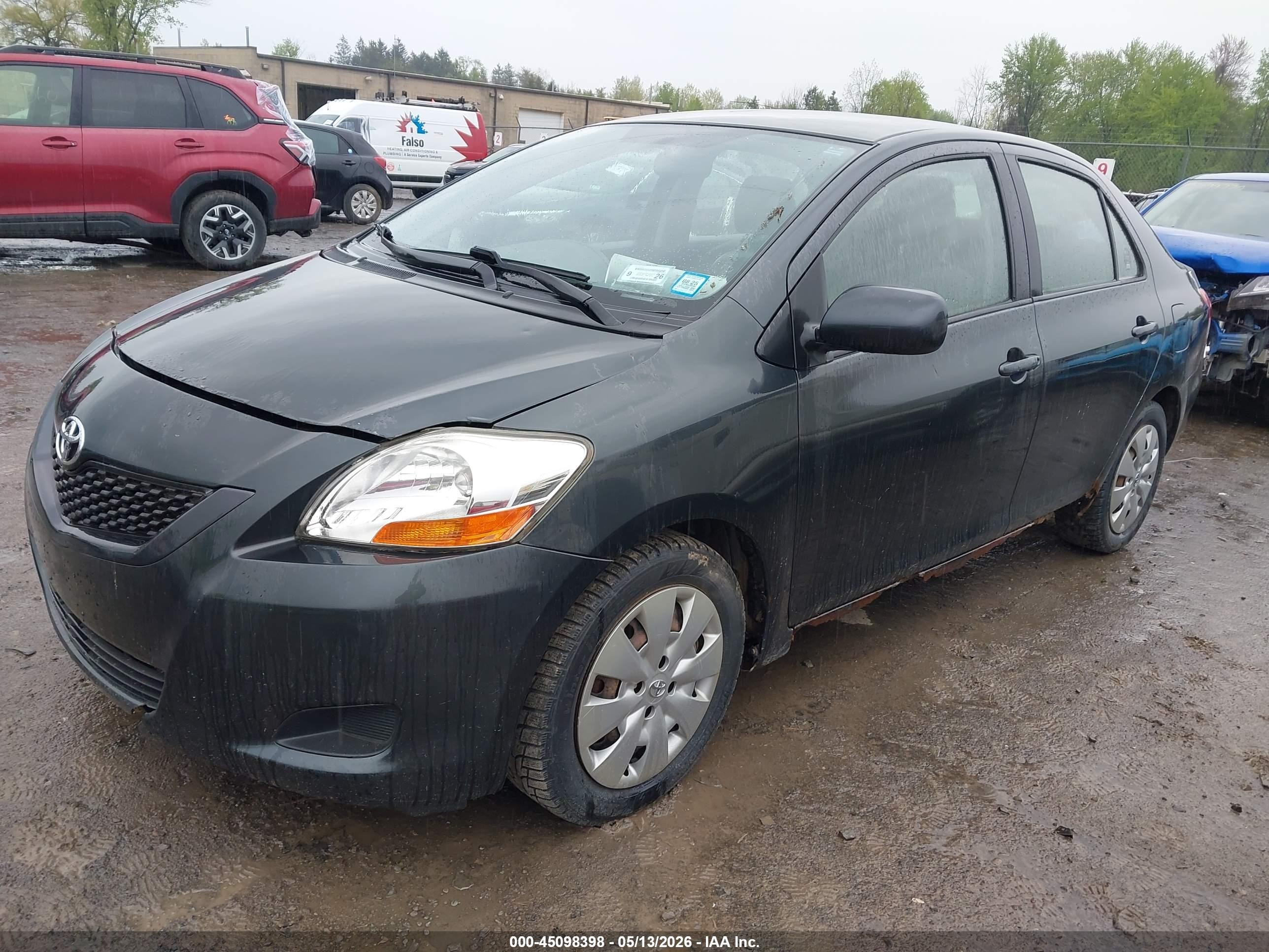 2009 Toyota Yaris   Gray vin: JTDBT903894053002