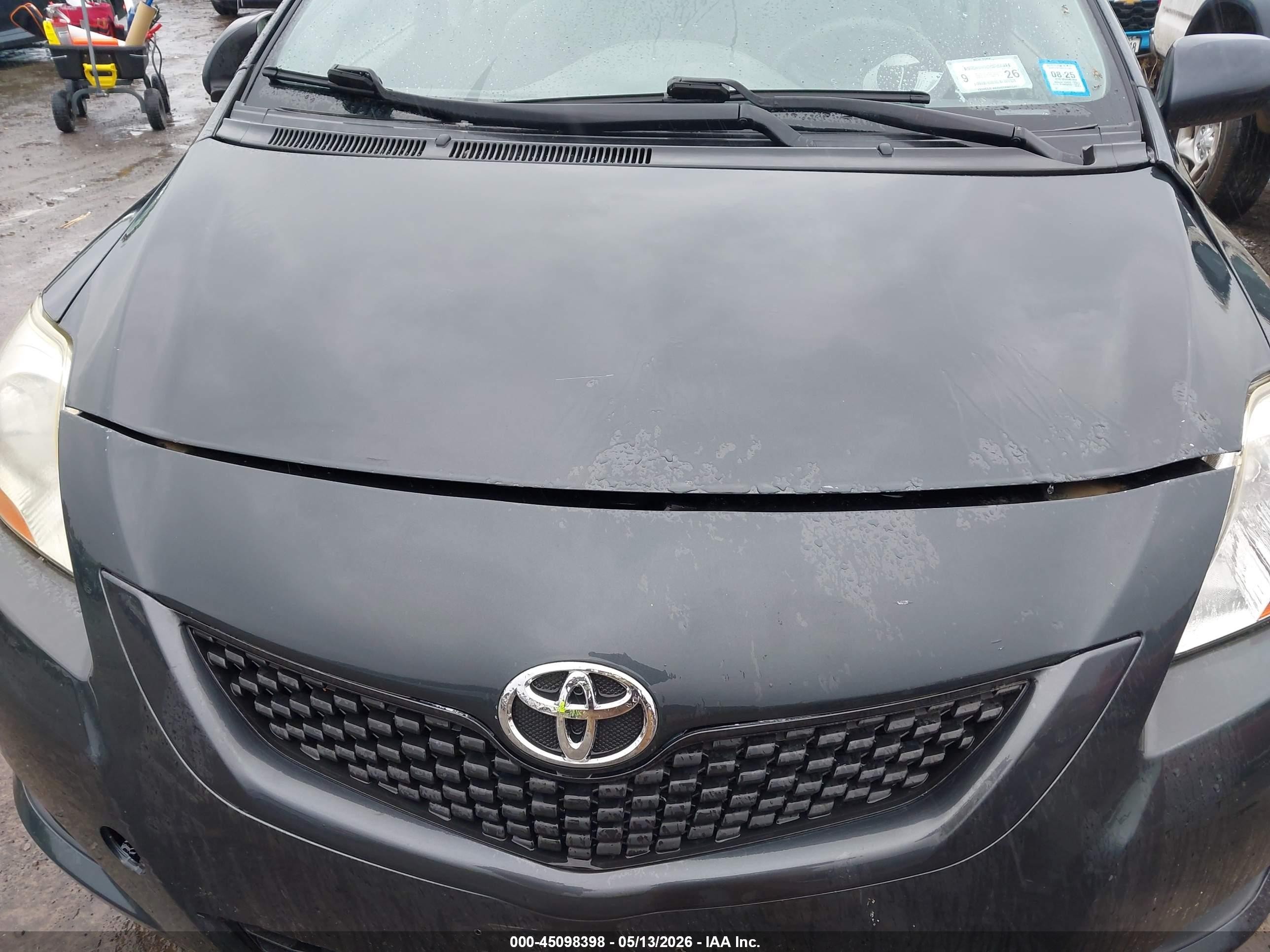 2009 Toyota Yaris   Gray vin: JTDBT903894053002