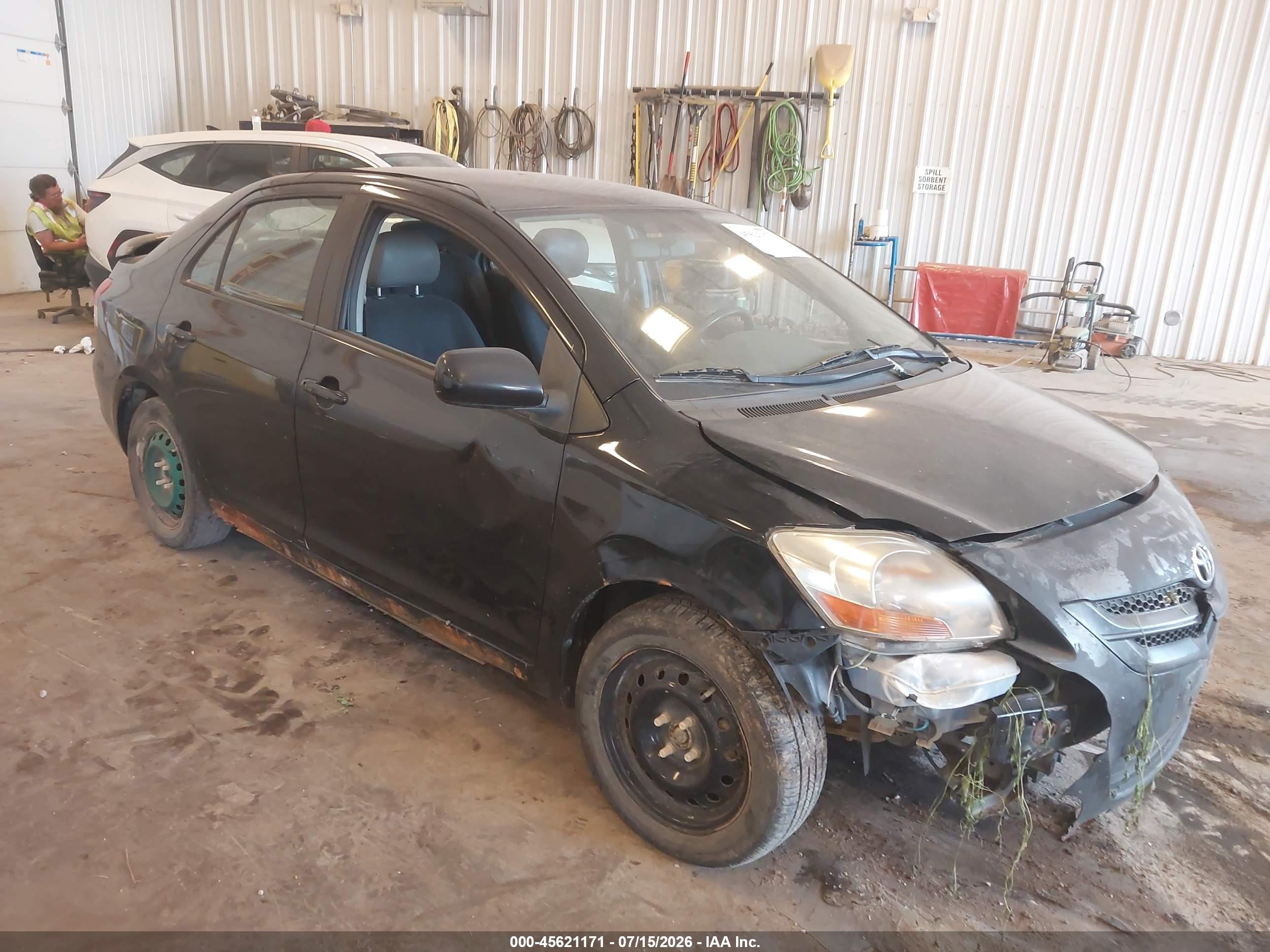 2007 Toyota Yaris   Black vin: JTDBT903971149848