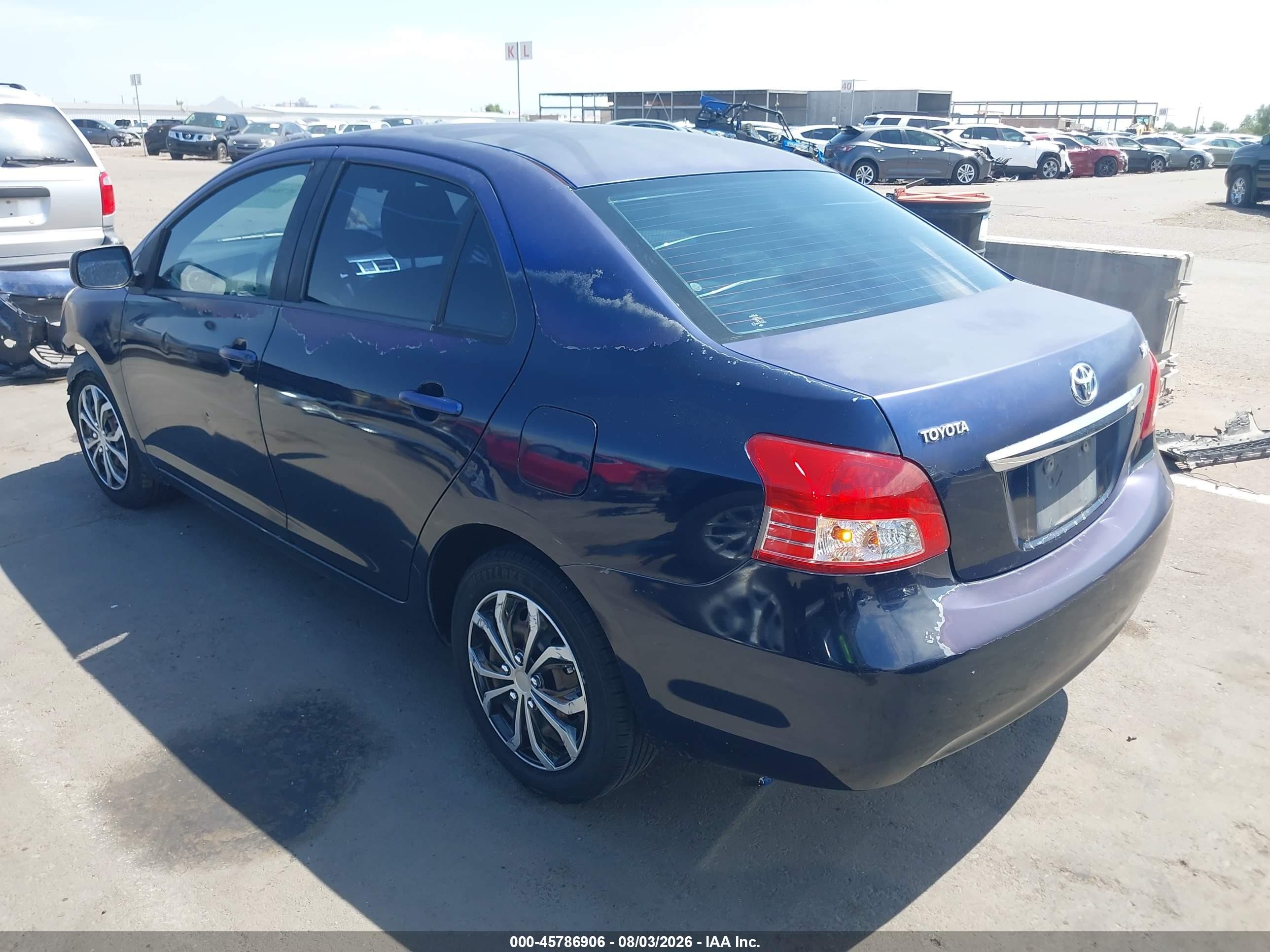 2007 Toyota Yaris   Blue vin: JTDBT923071079962