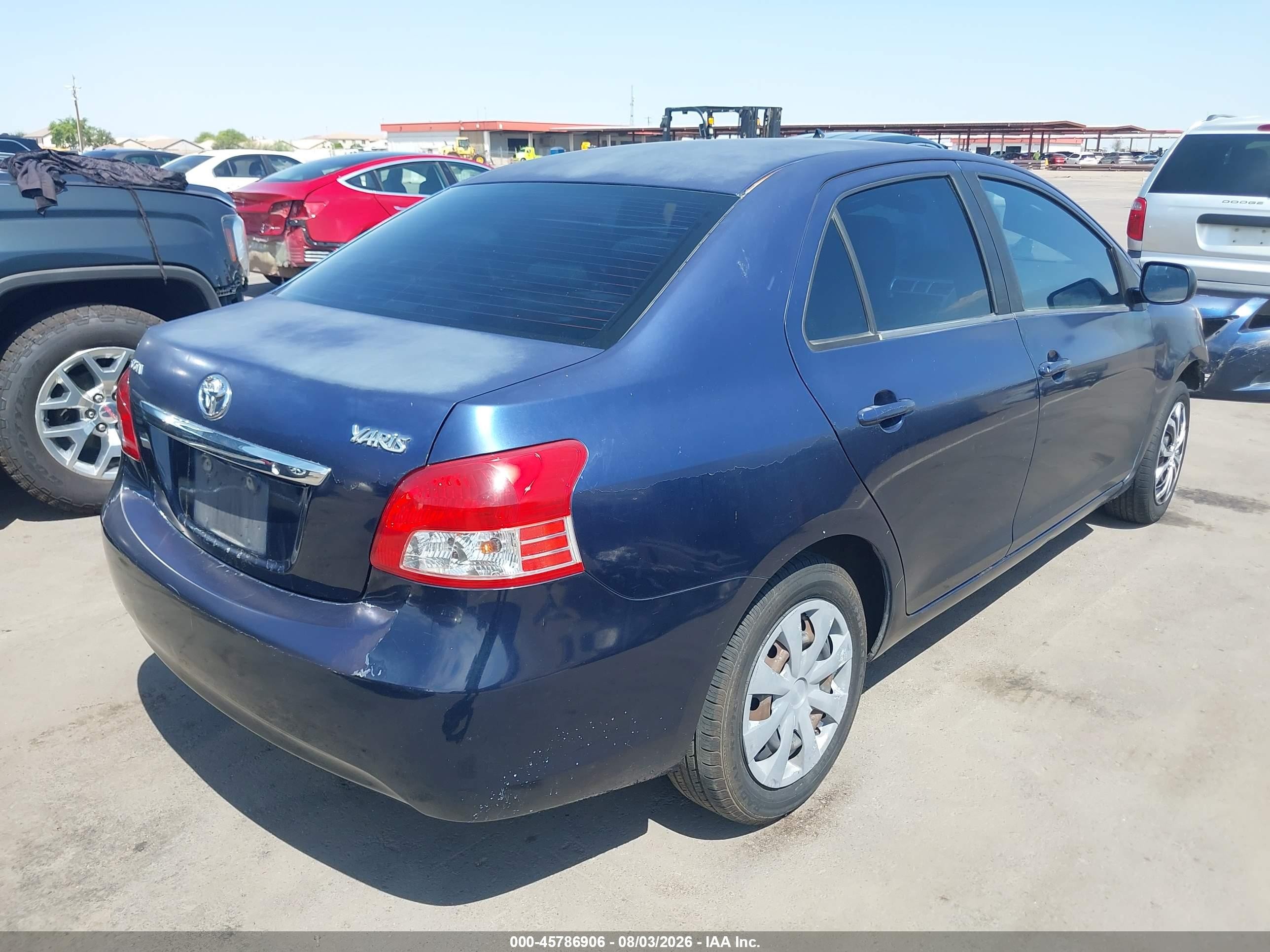 2007 Toyota Yaris   Blue vin: JTDBT923071079962