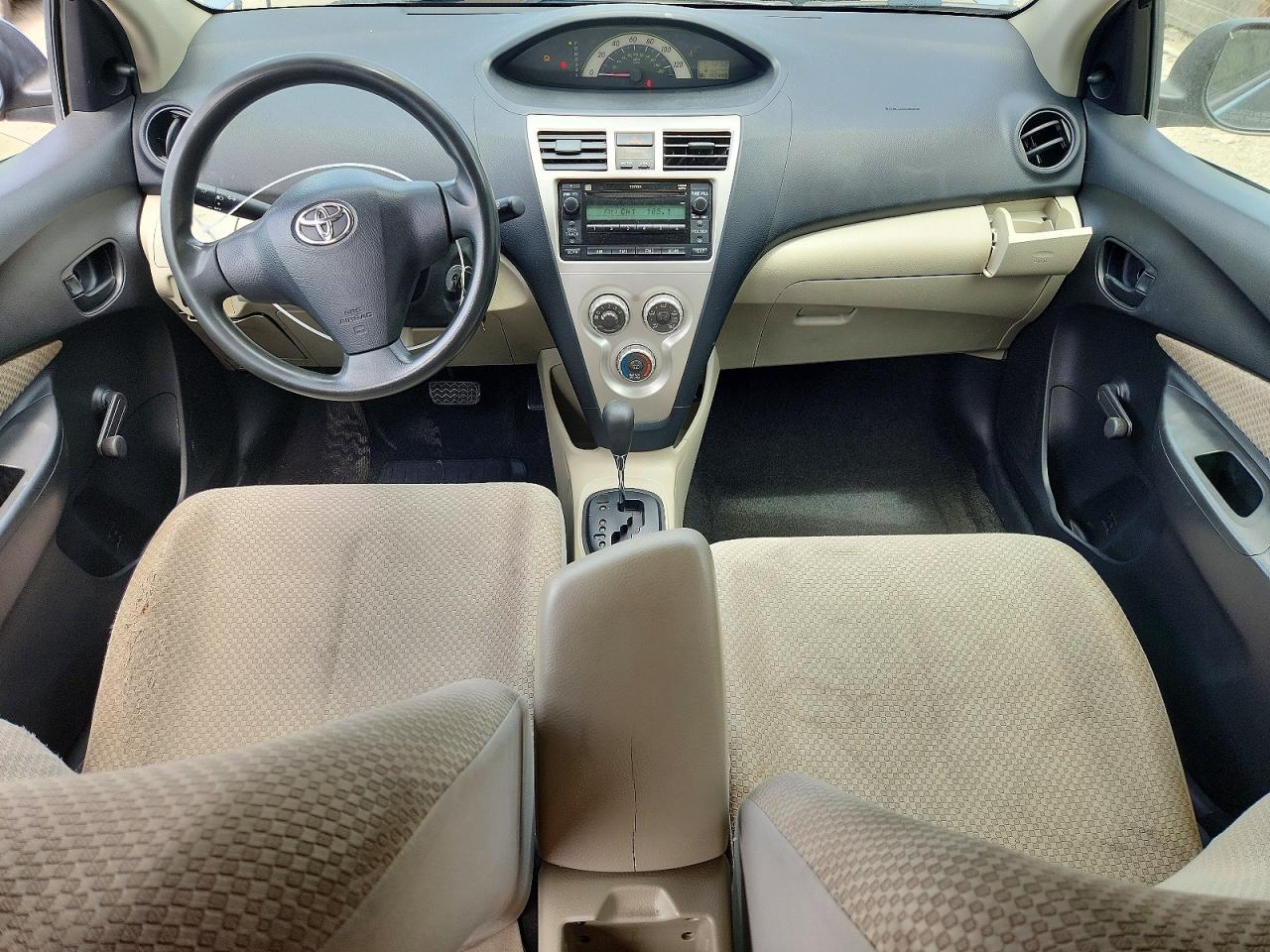 2007 Toyota Yaris Base Blue vin: JTDBT923071082425