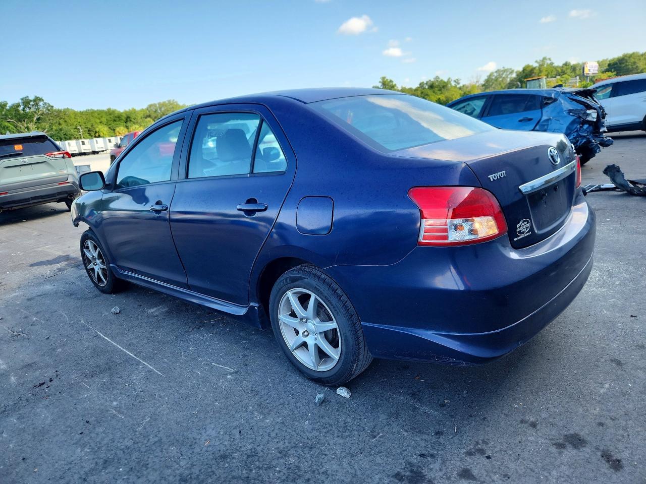 2007 Toyota Yaris S Black vin: JTDBT923071108862