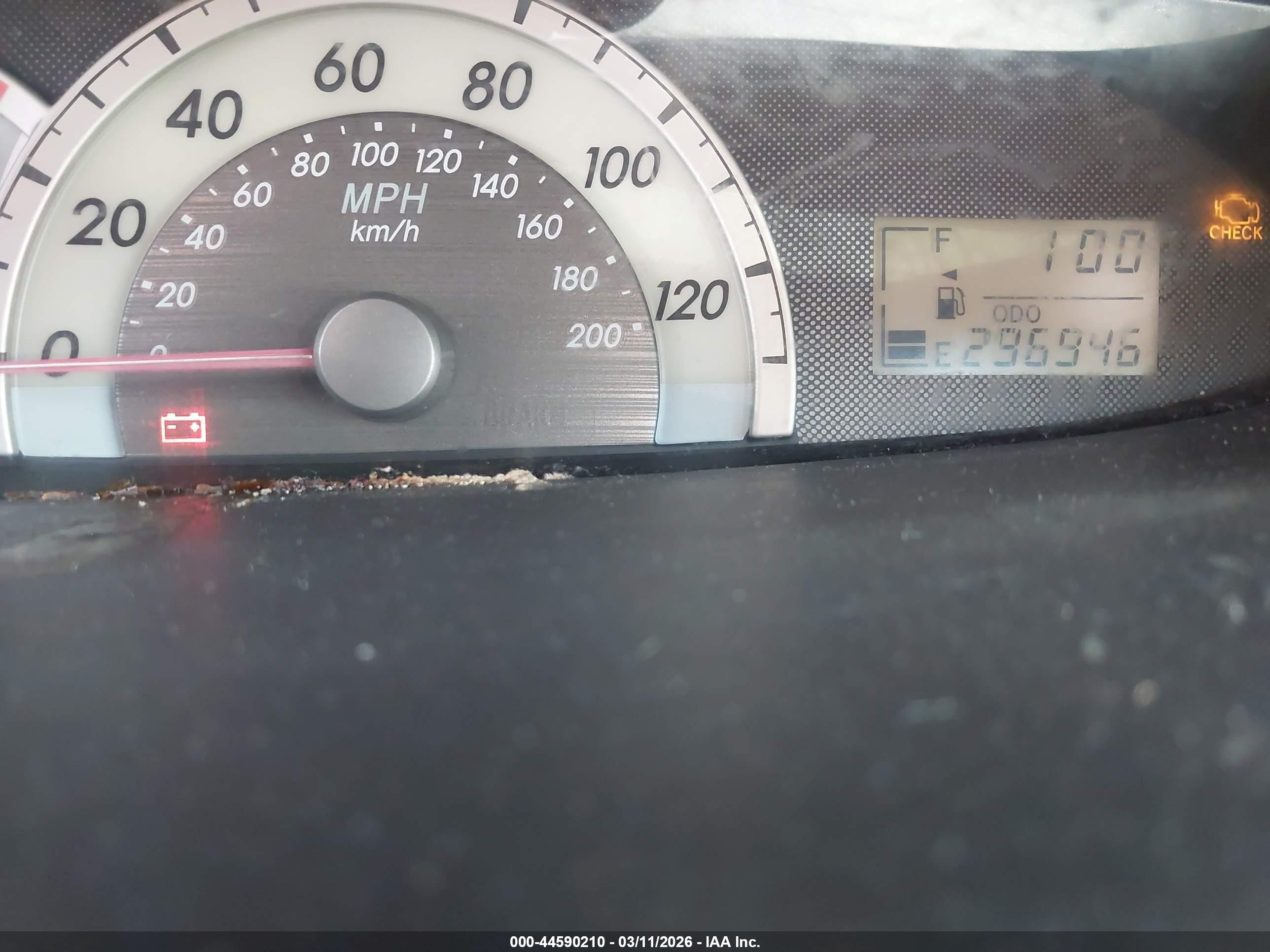 2007 Toyota Yaris   Black vin: JTDBT923071113852