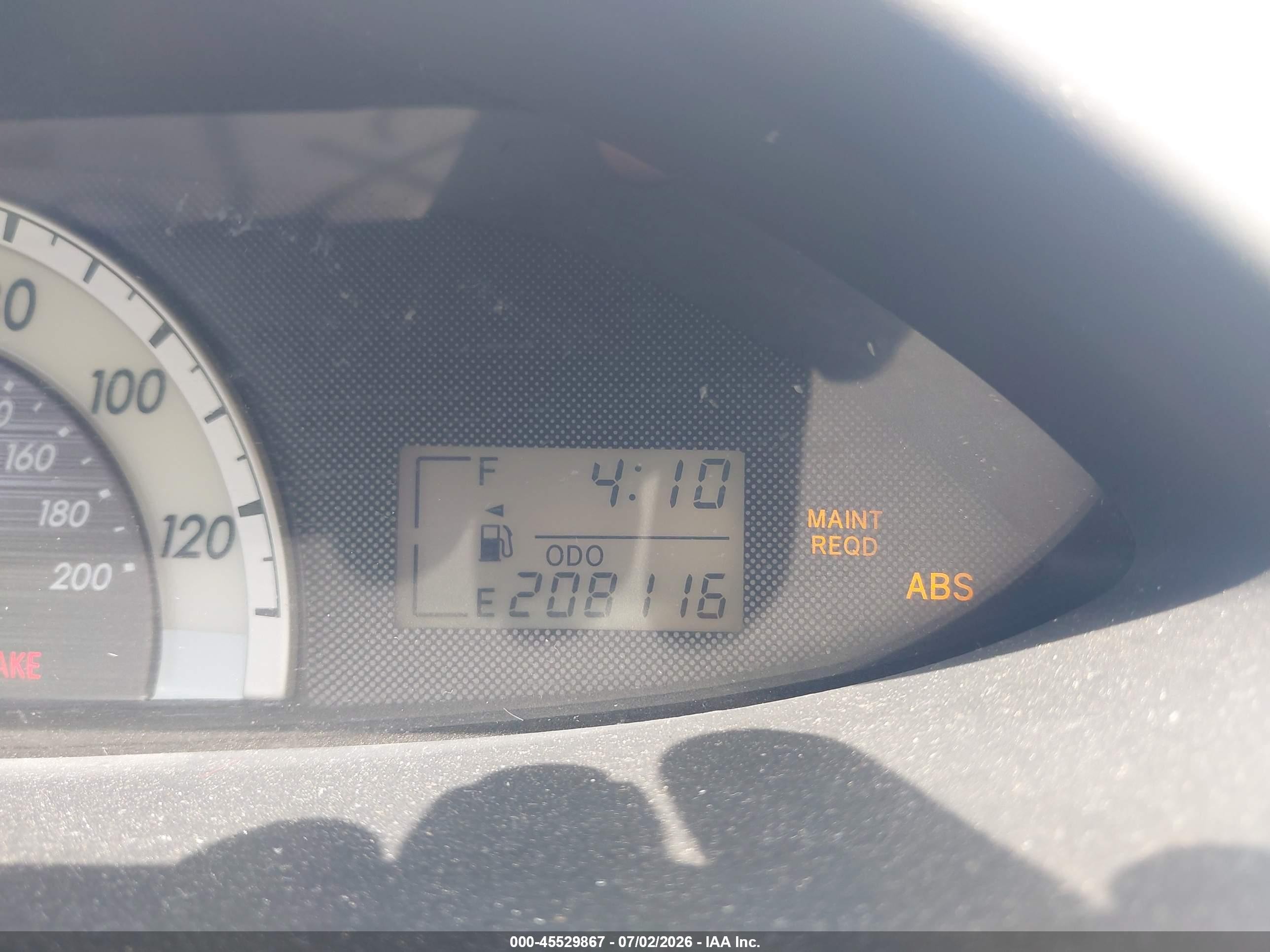 2007 Toyota Yaris   Красный vin: JTDBT923071158886