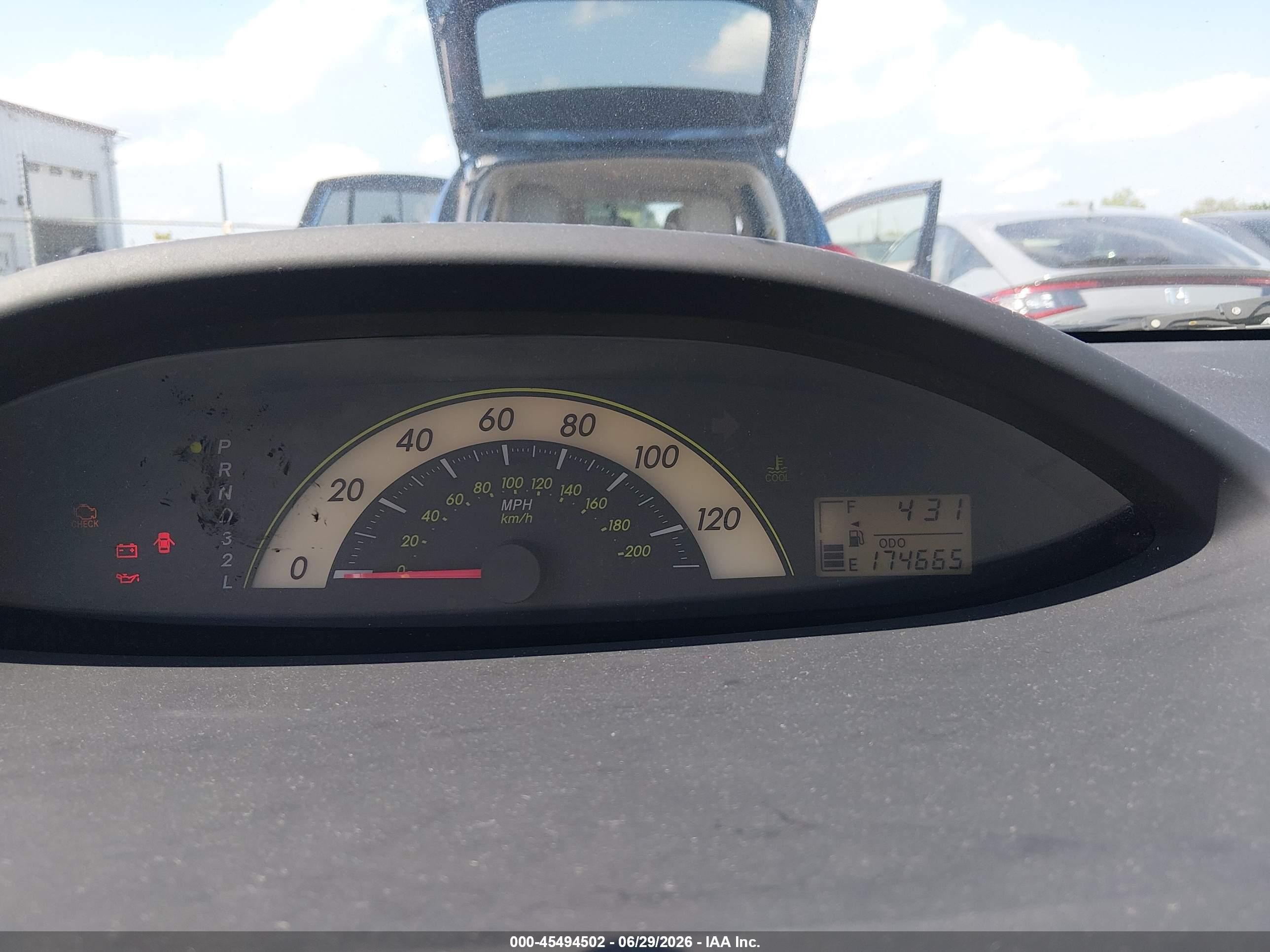 2008 Toyota Yaris Black vin: JTDBT923081230526