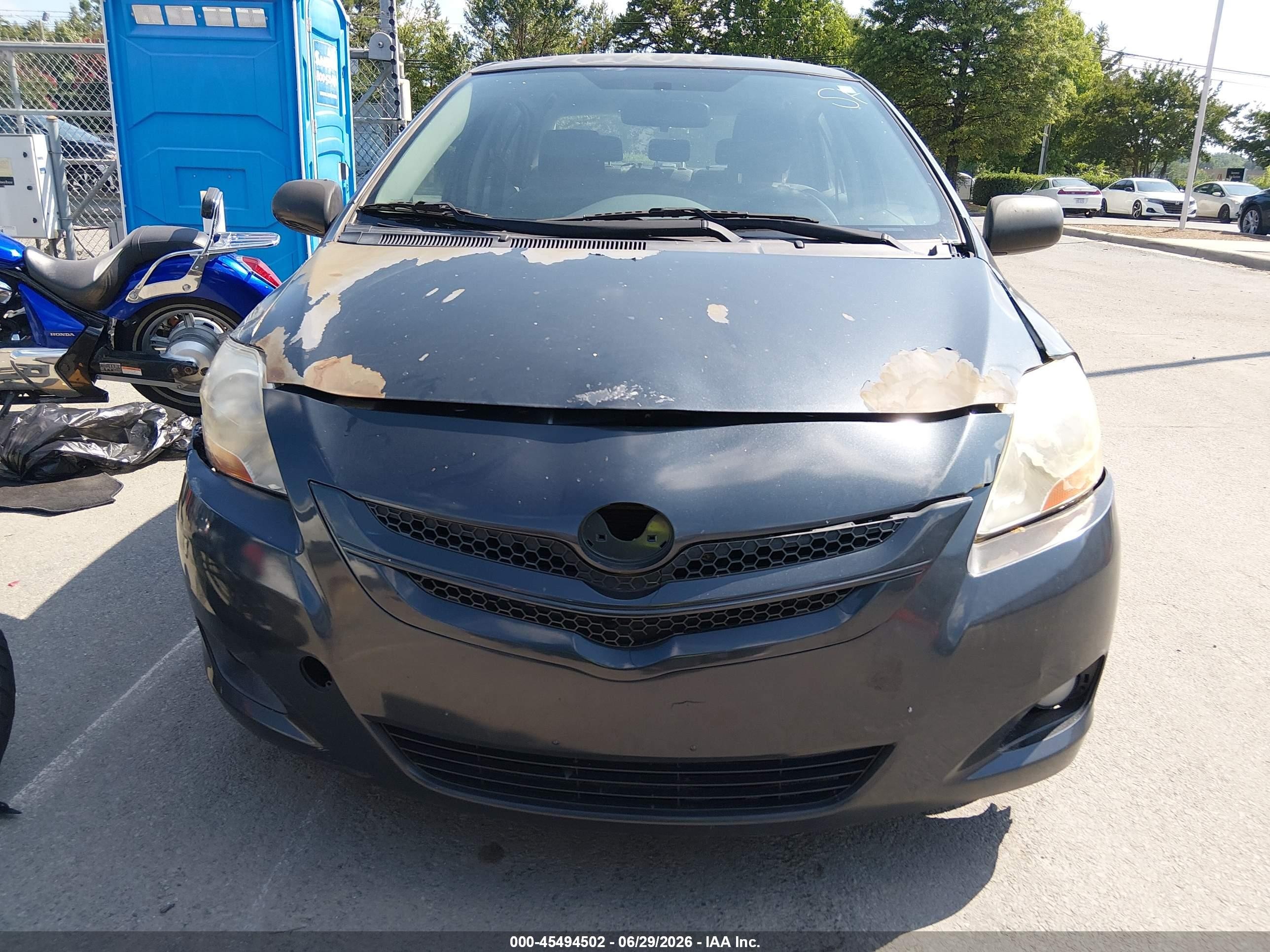 2008 Toyota Yaris Black vin: JTDBT923081230526