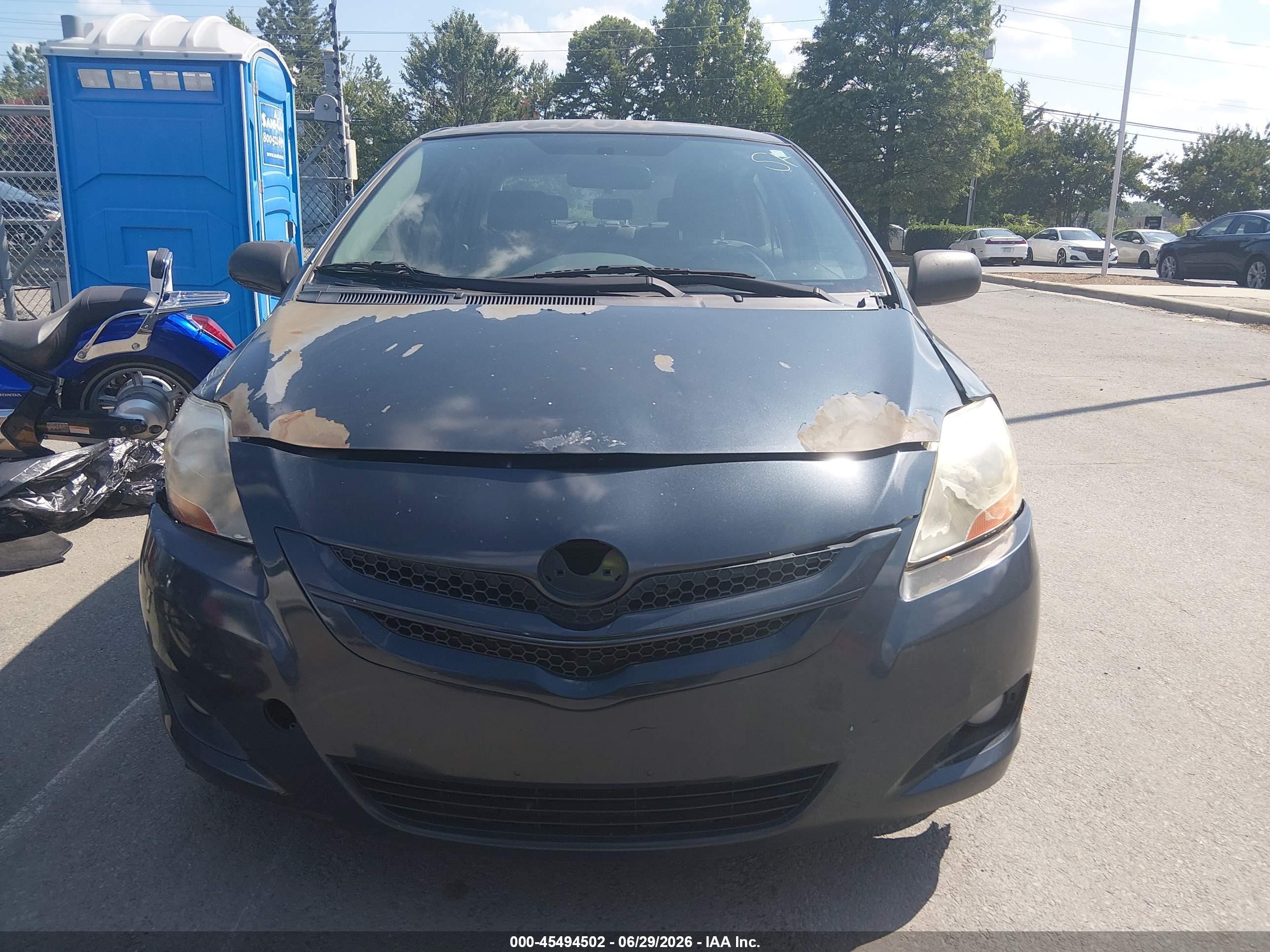 2008 Toyota Yaris Black vin: JTDBT923081230526