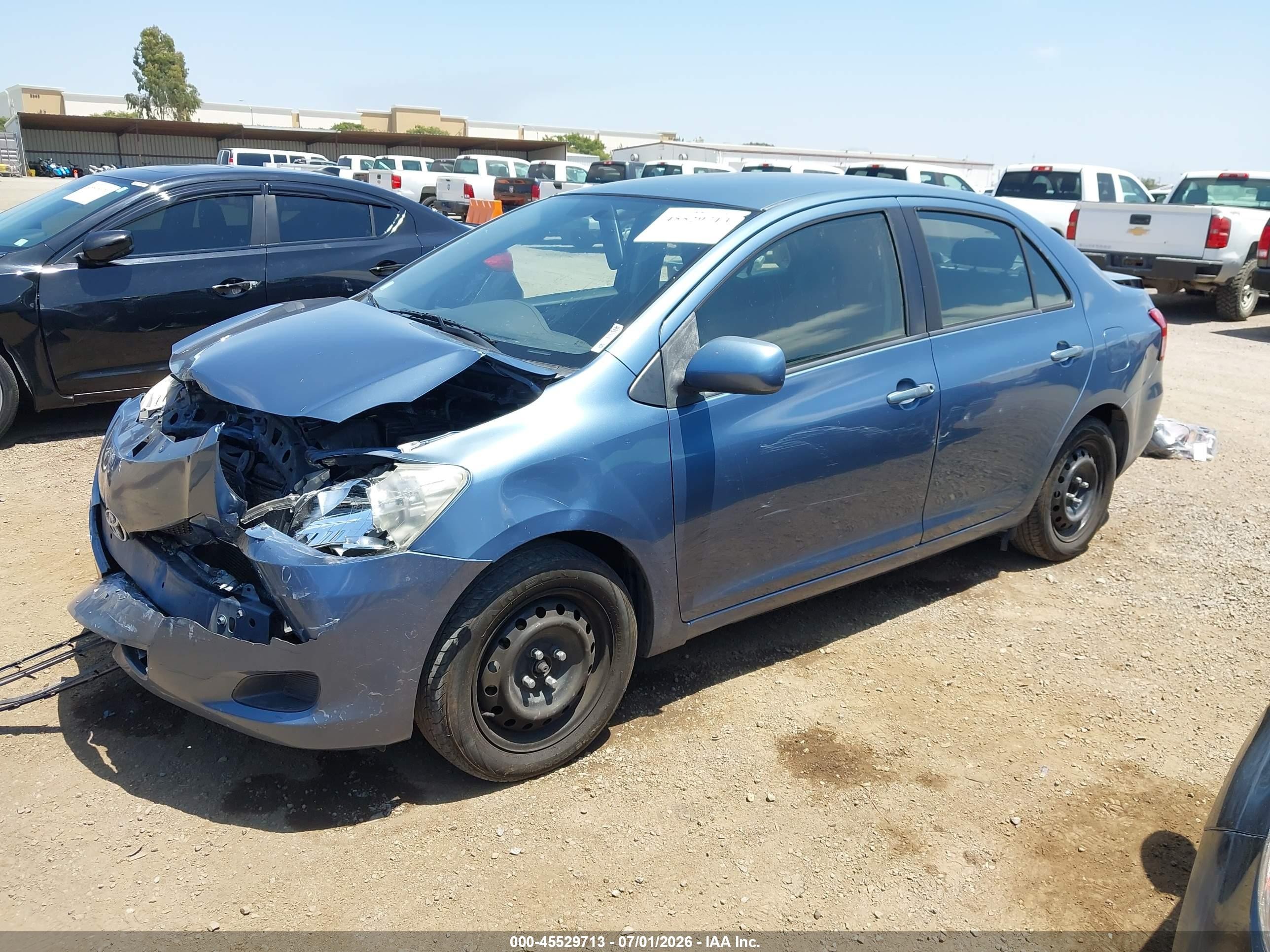 2008 Toyota Yaris   Light Blue vin: JTDBT923081265616