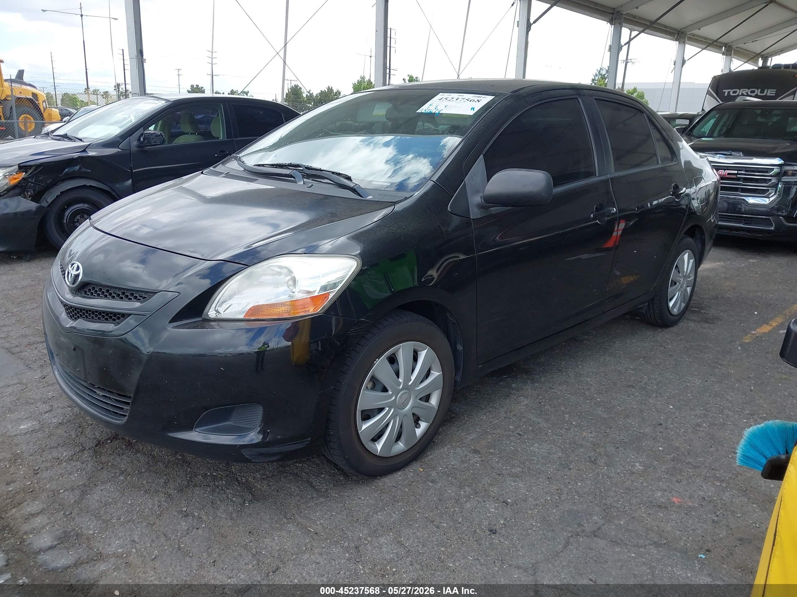2008 Toyota Yaris   Black vin: JTDBT923081271867