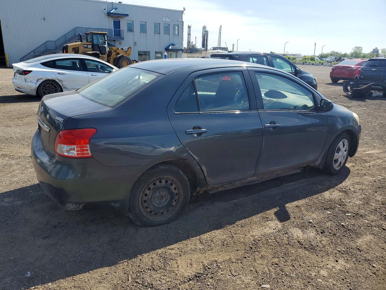 2008 Toyota Yaris Base Charcoal vin: JTDBT923081288457