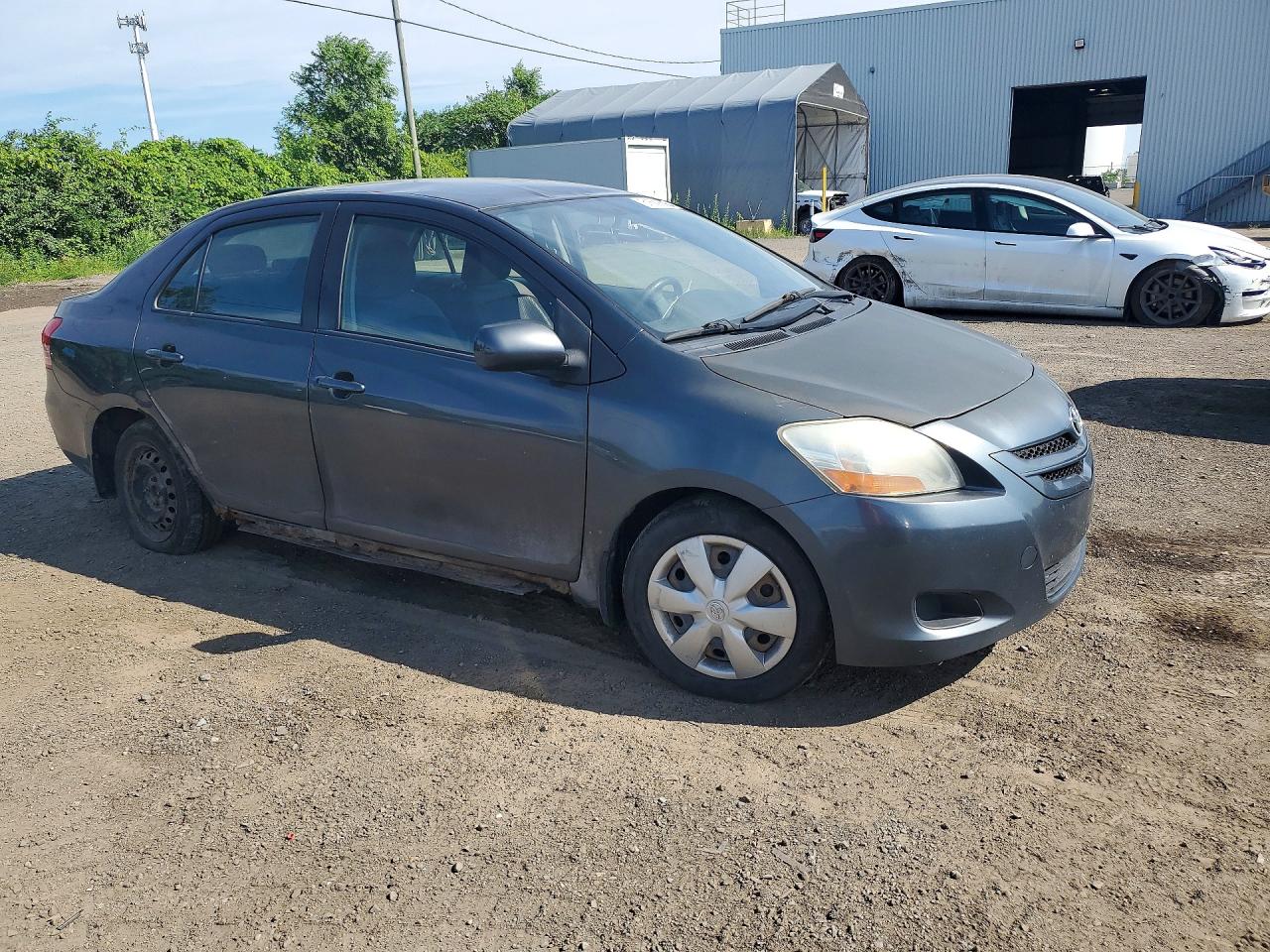 2008 Toyota Yaris Base Charcoal vin: JTDBT923081288457