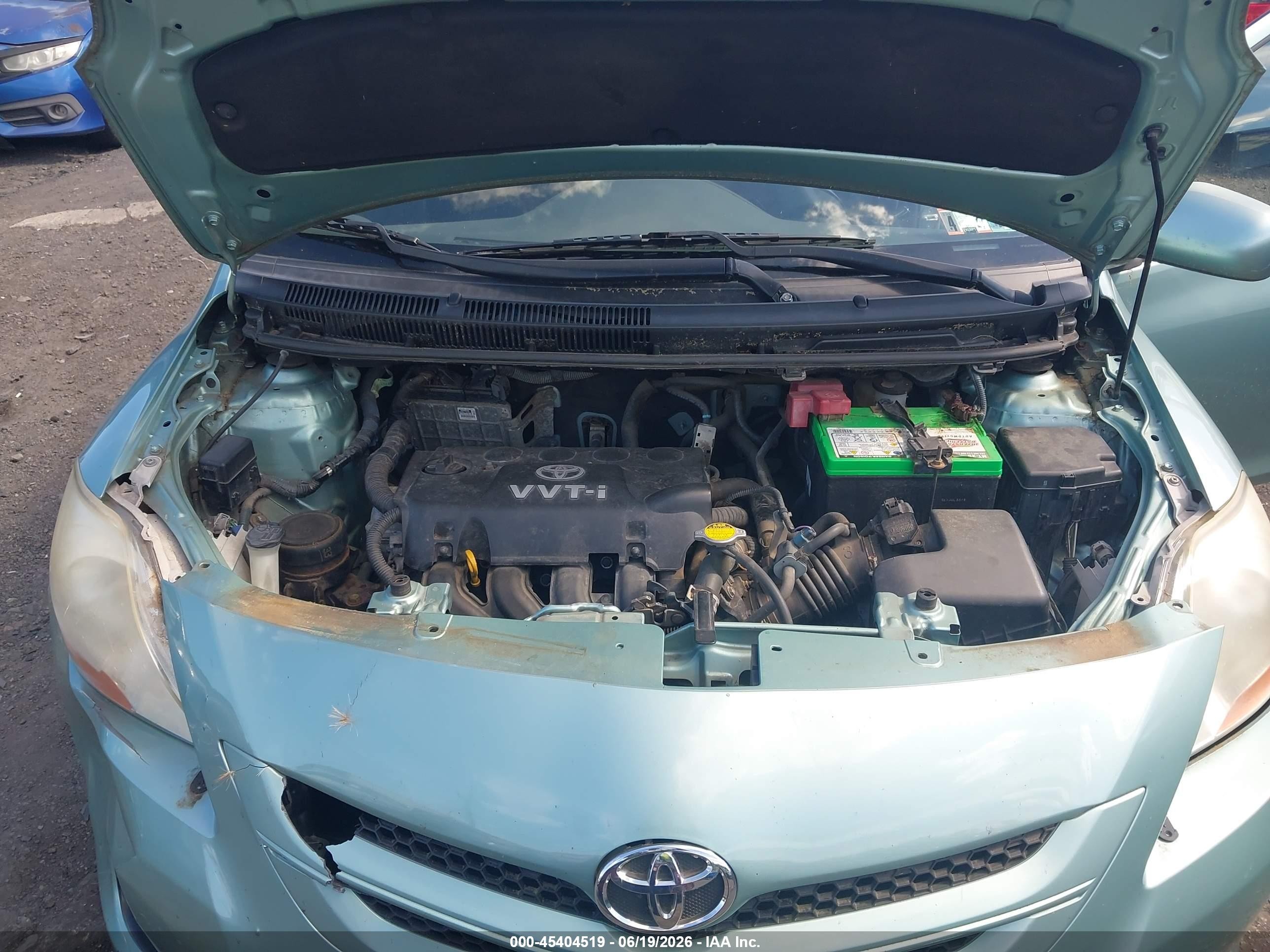 2008 Toyota Yaris   Green vin: JTDBT923084025979