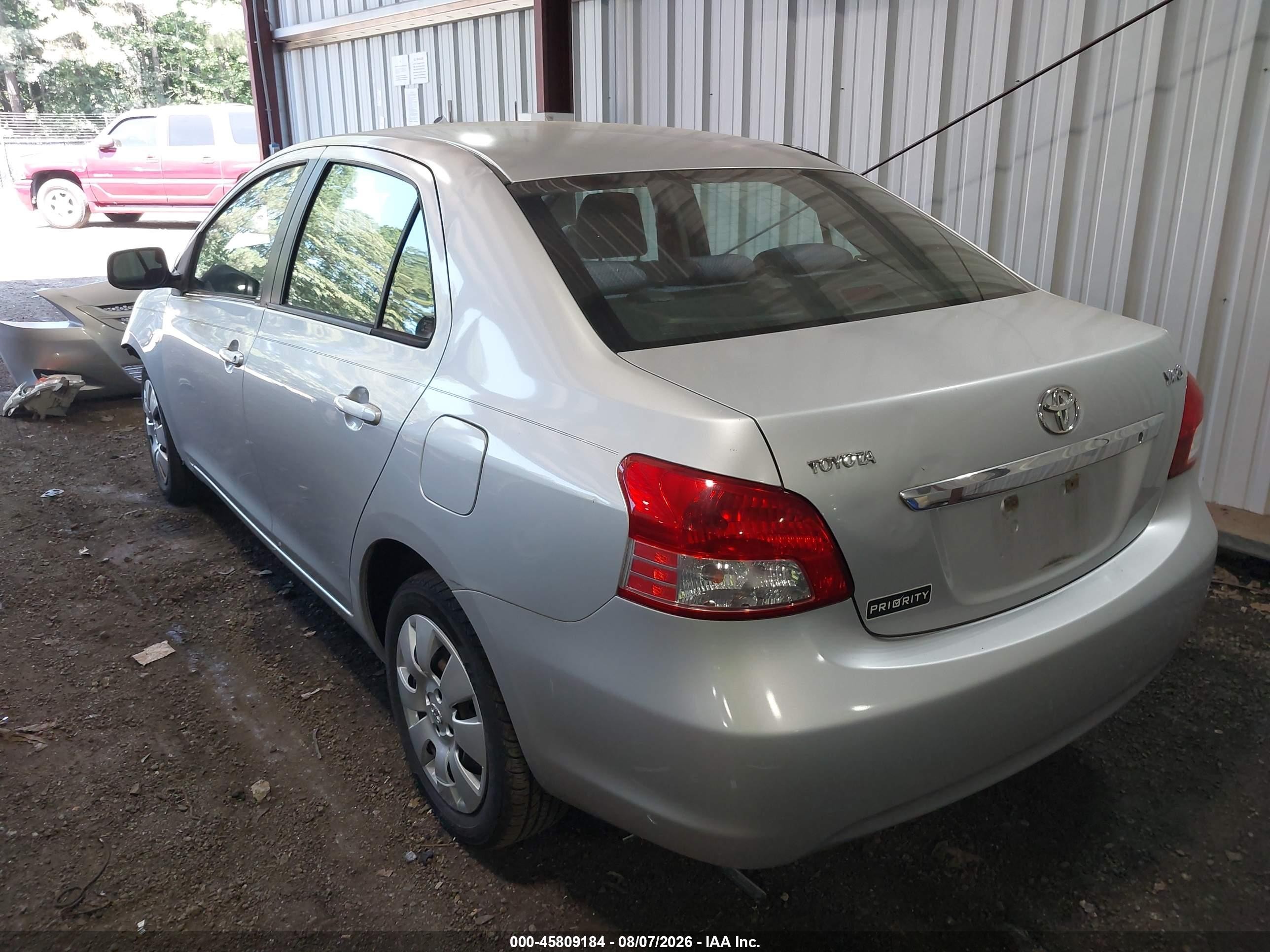 2008 Toyota Yaris   Gray vin: JTDBT923084037484