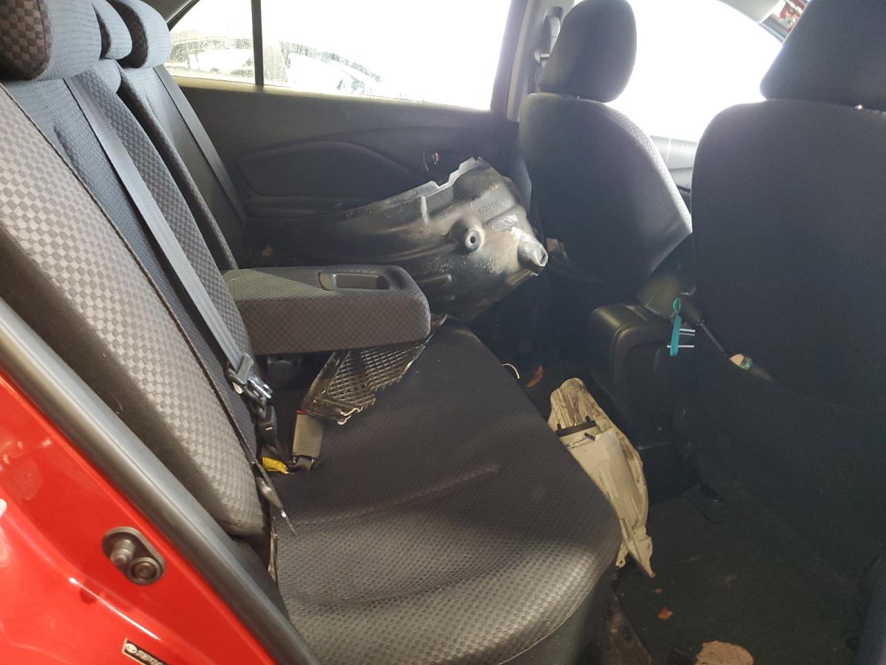 2007 Toyota Yaris Красный vin: JTDBT923474001389