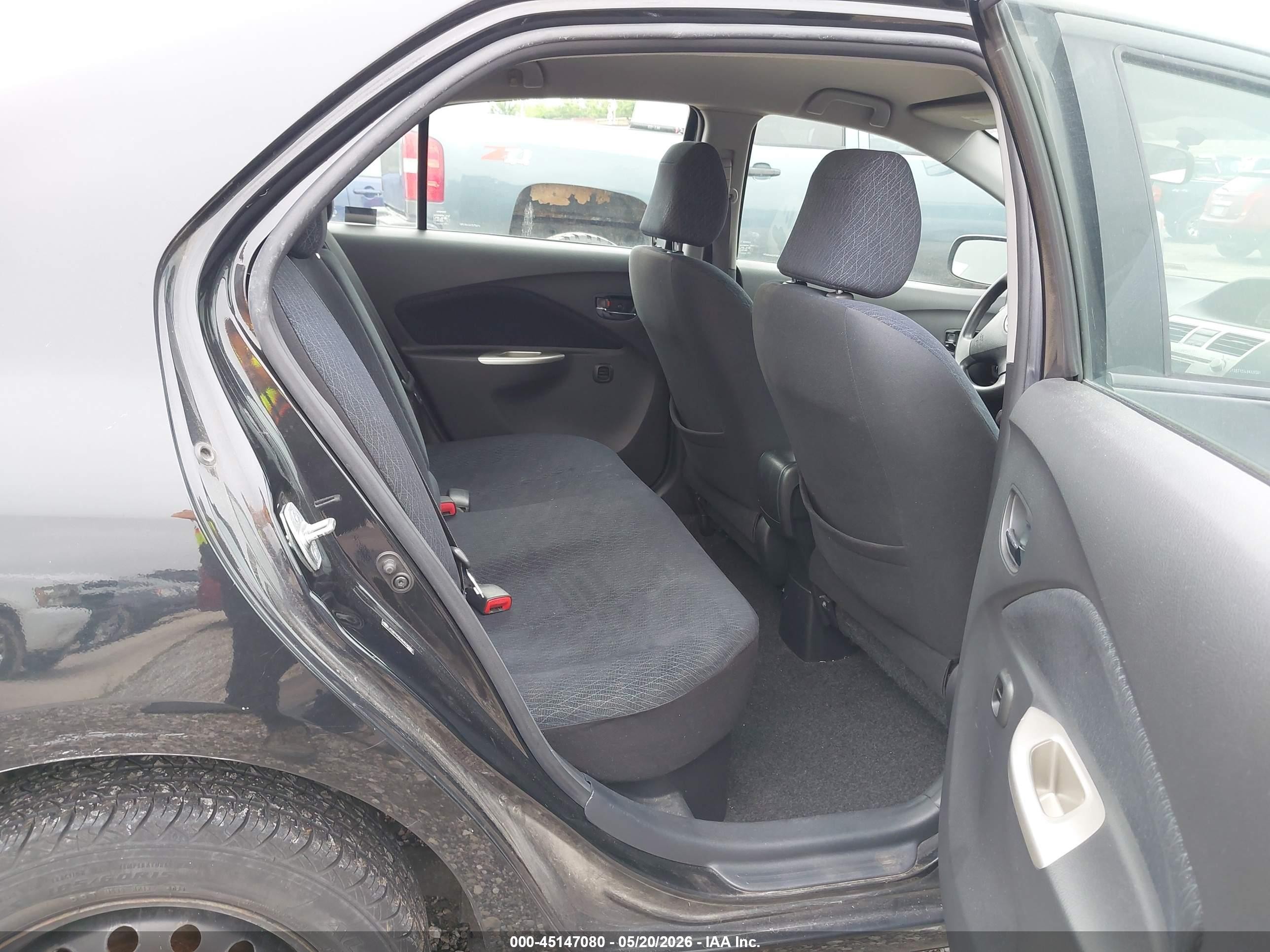 2008 Toyota Yaris   Черный vin: JTDBT923484020381