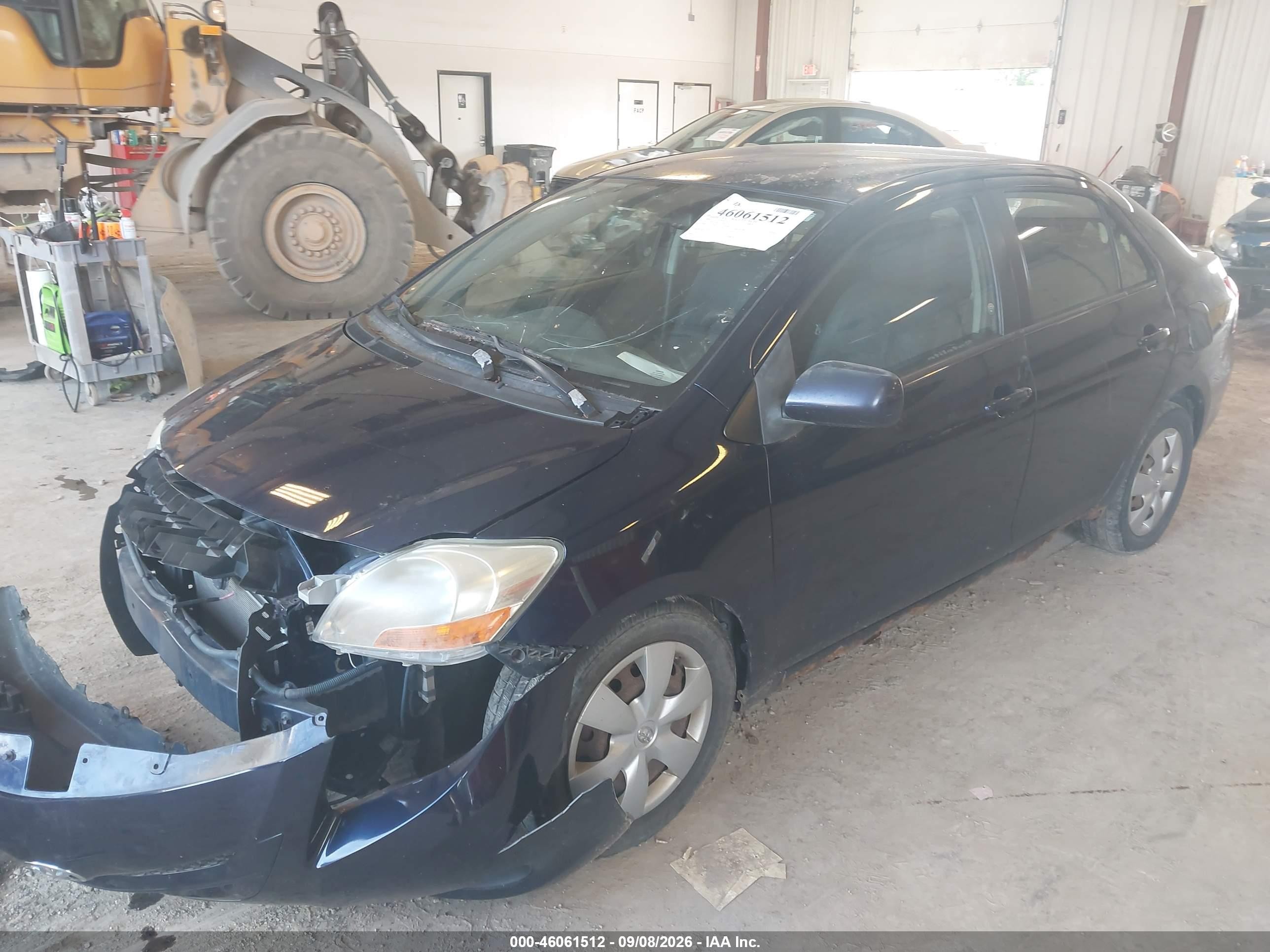 2008 Toyota Yaris   Blue vin: JTDBT923681237478