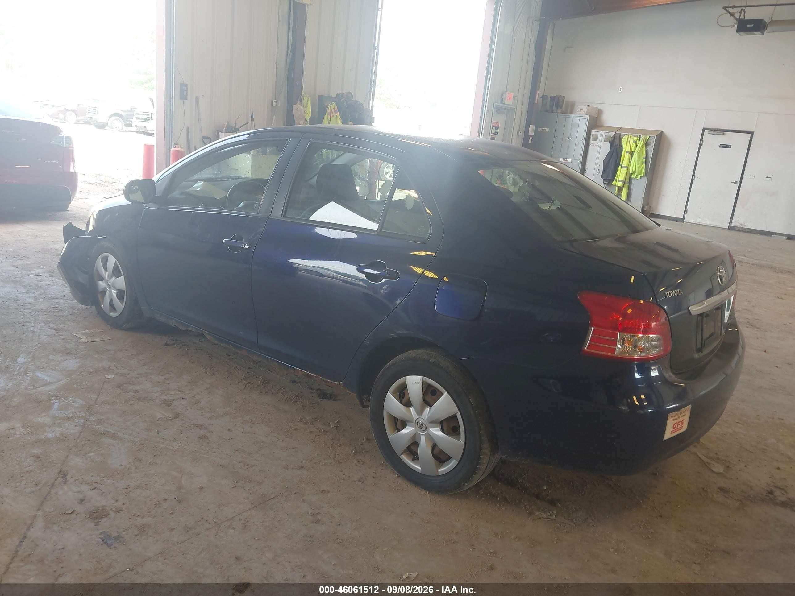 2008 Toyota Yaris   Blue vin: JTDBT923681237478