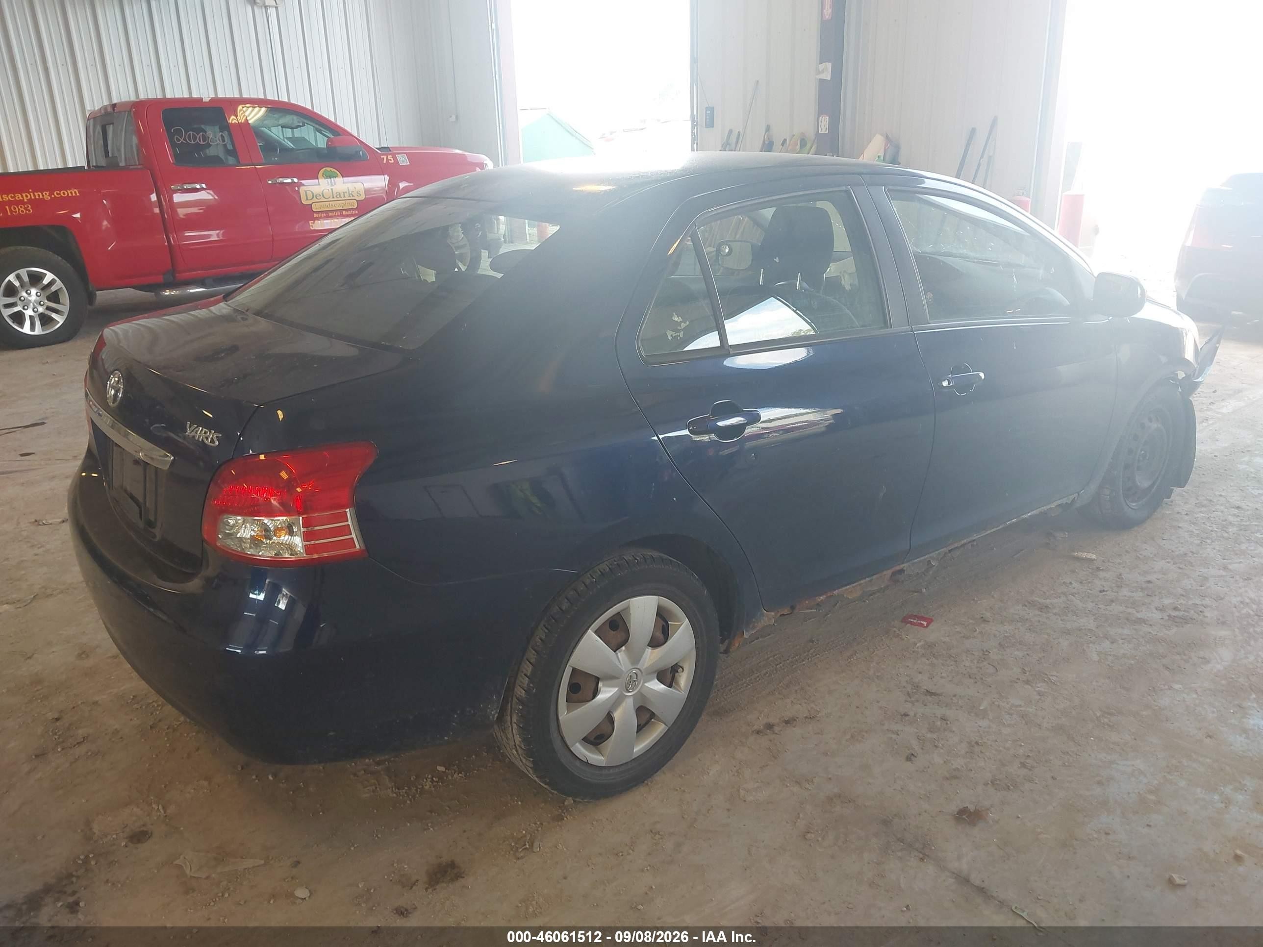 2008 Toyota Yaris   Blue vin: JTDBT923681237478
