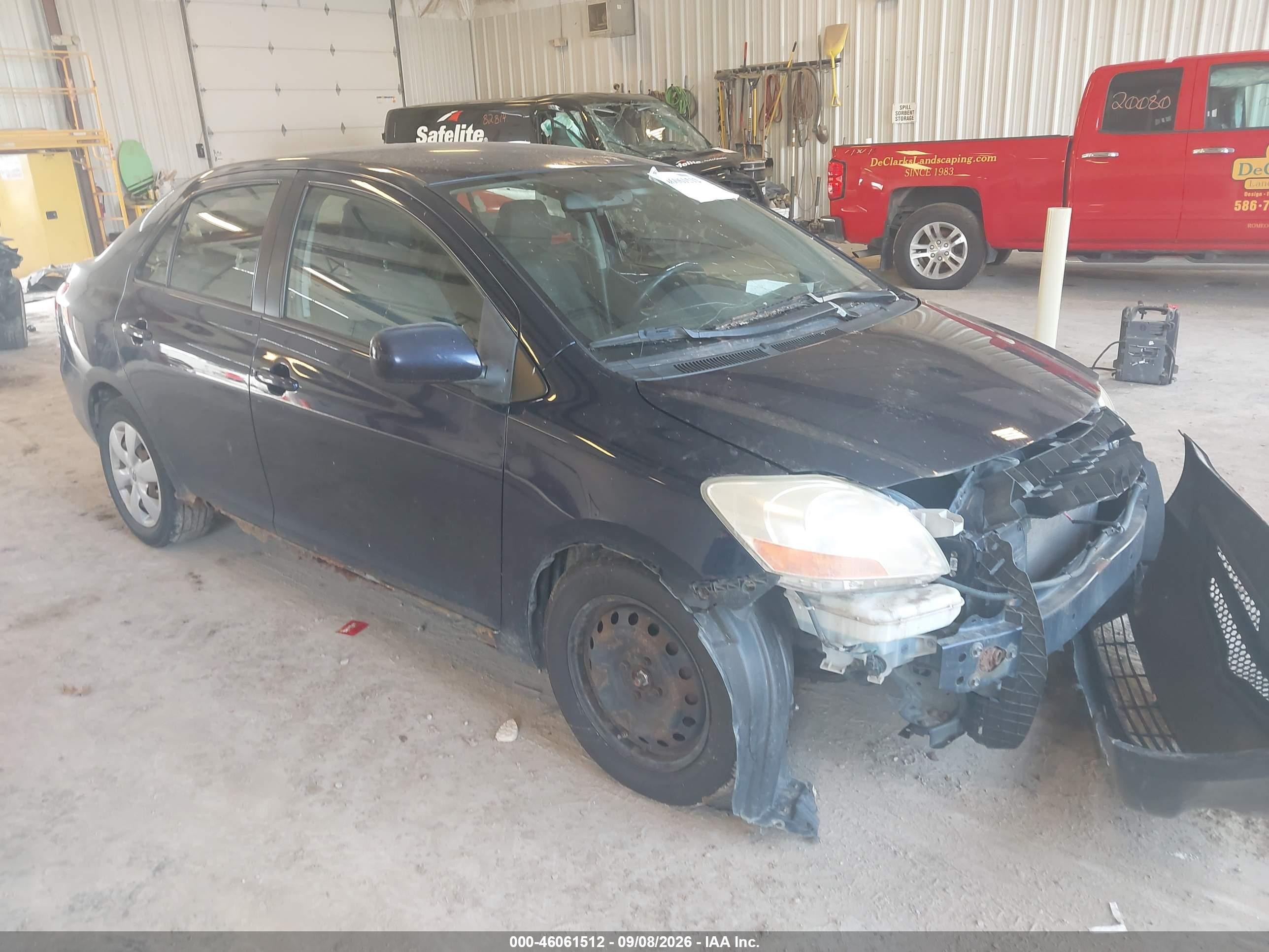 2008 Toyota Yaris   Blue vin: JTDBT923681237478