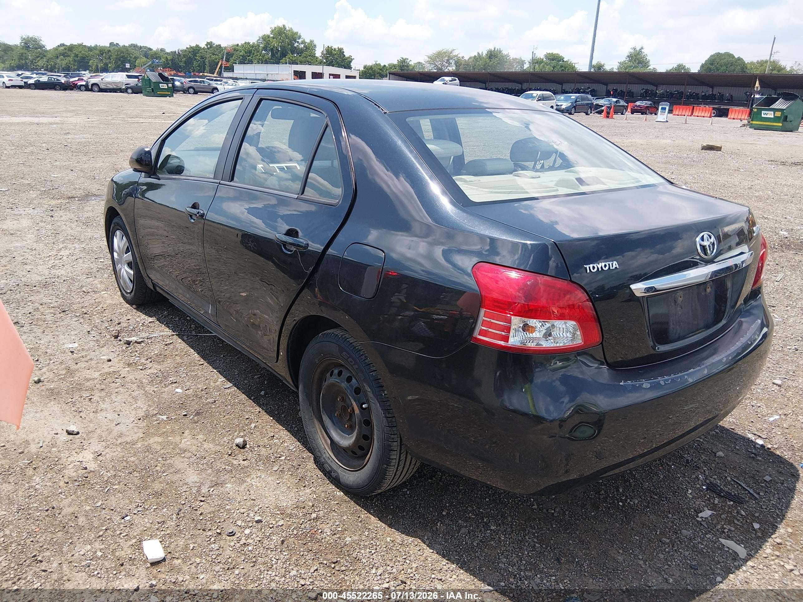 2007 Toyota Yaris   Black vin: JTDBT923771173353