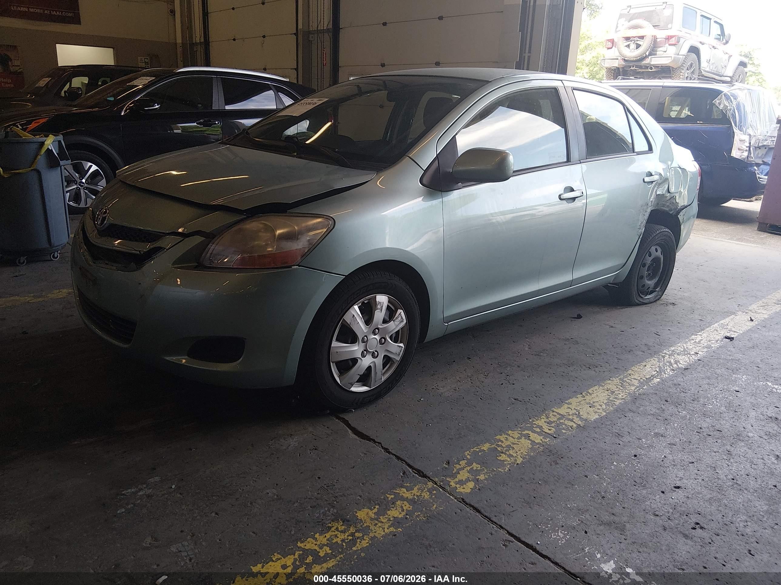 2008 Toyota Yaris   Light Blue vin: JTDBT923881267775