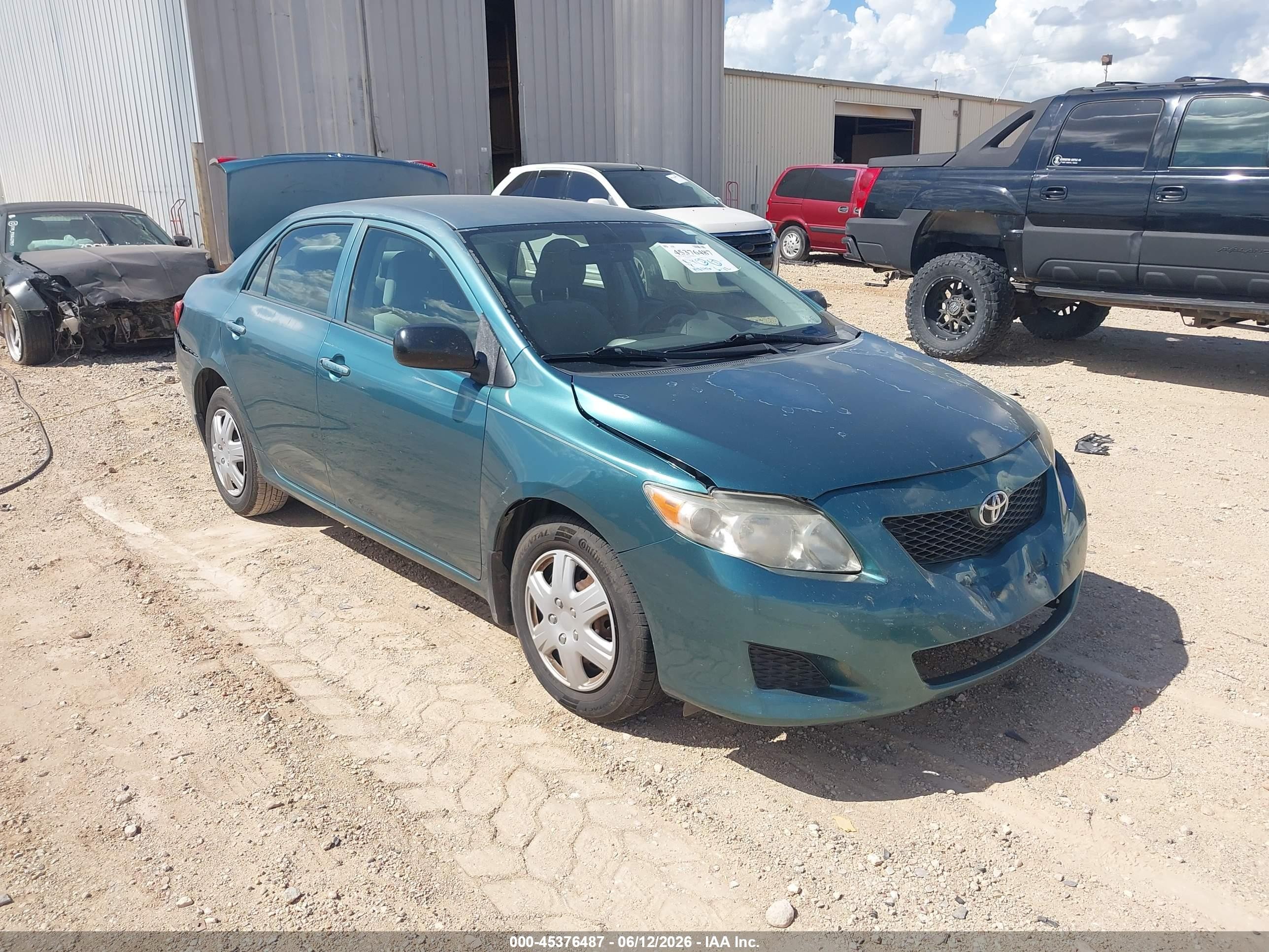 2010 Toyota Corolla Green vin: JTDBU4EE0A9102310