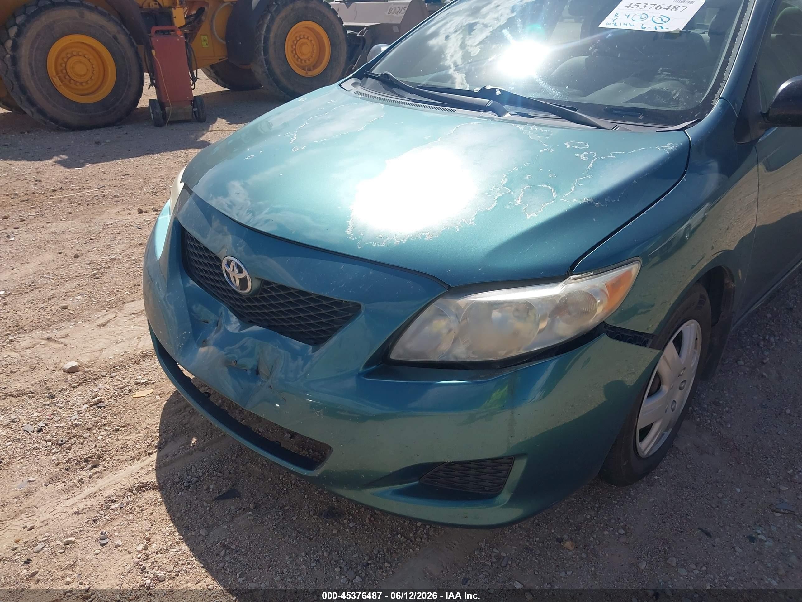 2010 Toyota Corolla Green vin: JTDBU4EE0A9102310