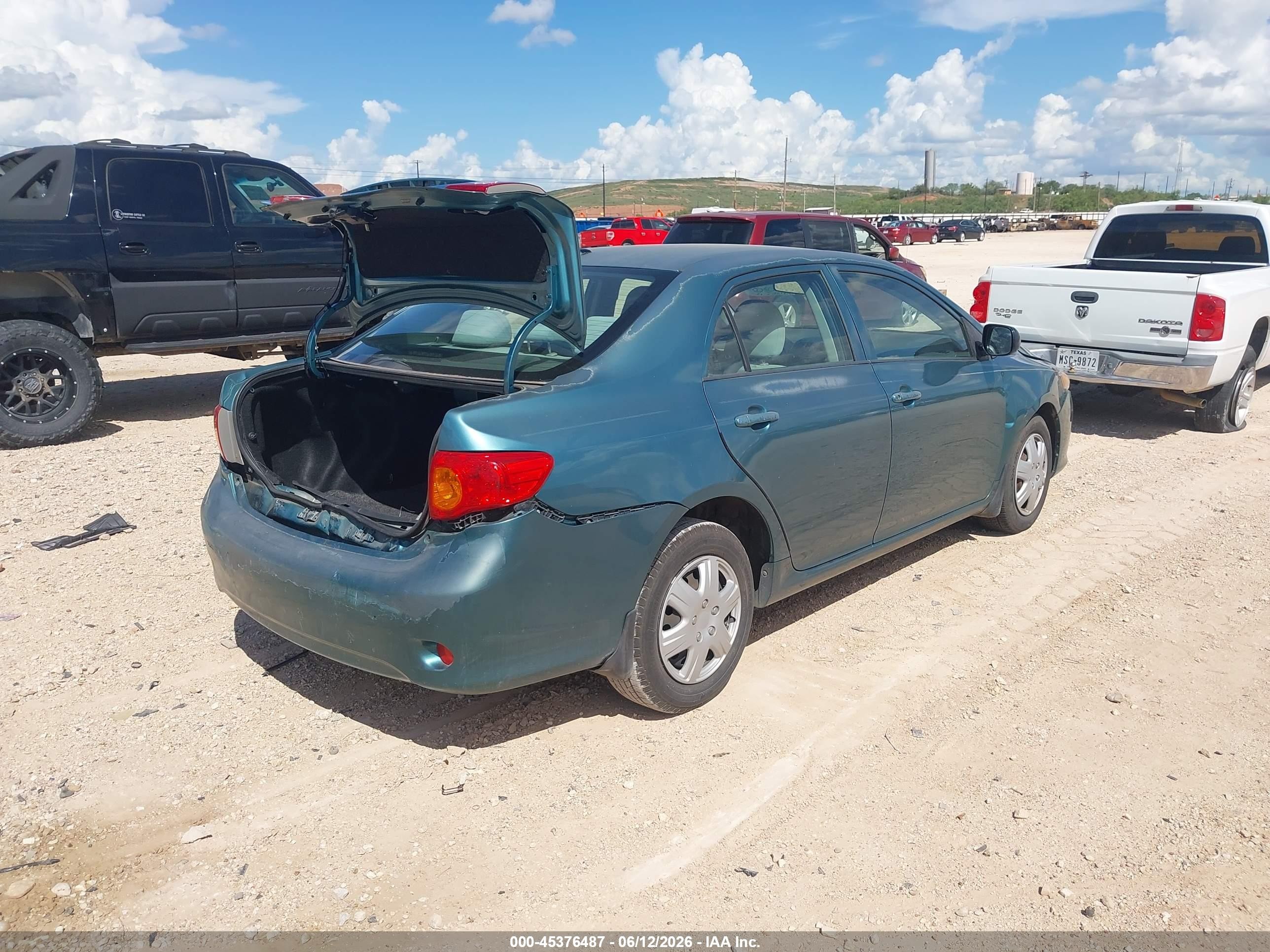 2010 Toyota Corolla Green vin: JTDBU4EE0A9102310