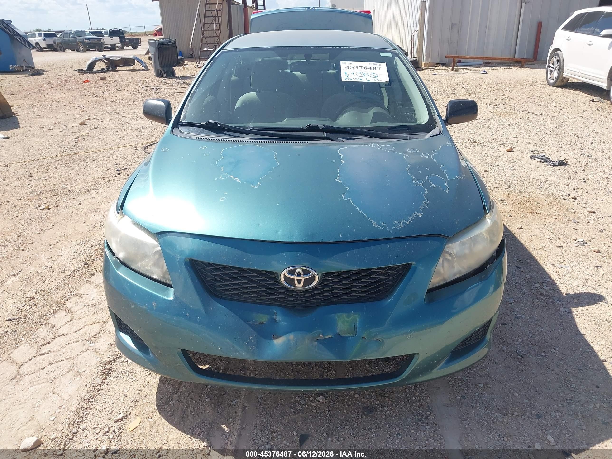 2010 Toyota Corolla Green vin: JTDBU4EE0A9102310