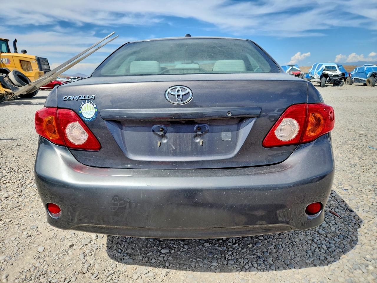 2010 Toyota Corolla Base Gray vin: JTDBU4EE0AJ058114
