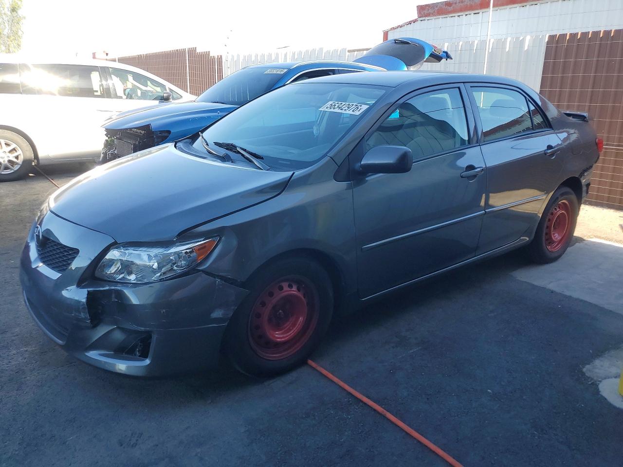 2010 Toyota Corolla Le Gray vin: JTDBU4EE0AJ062308