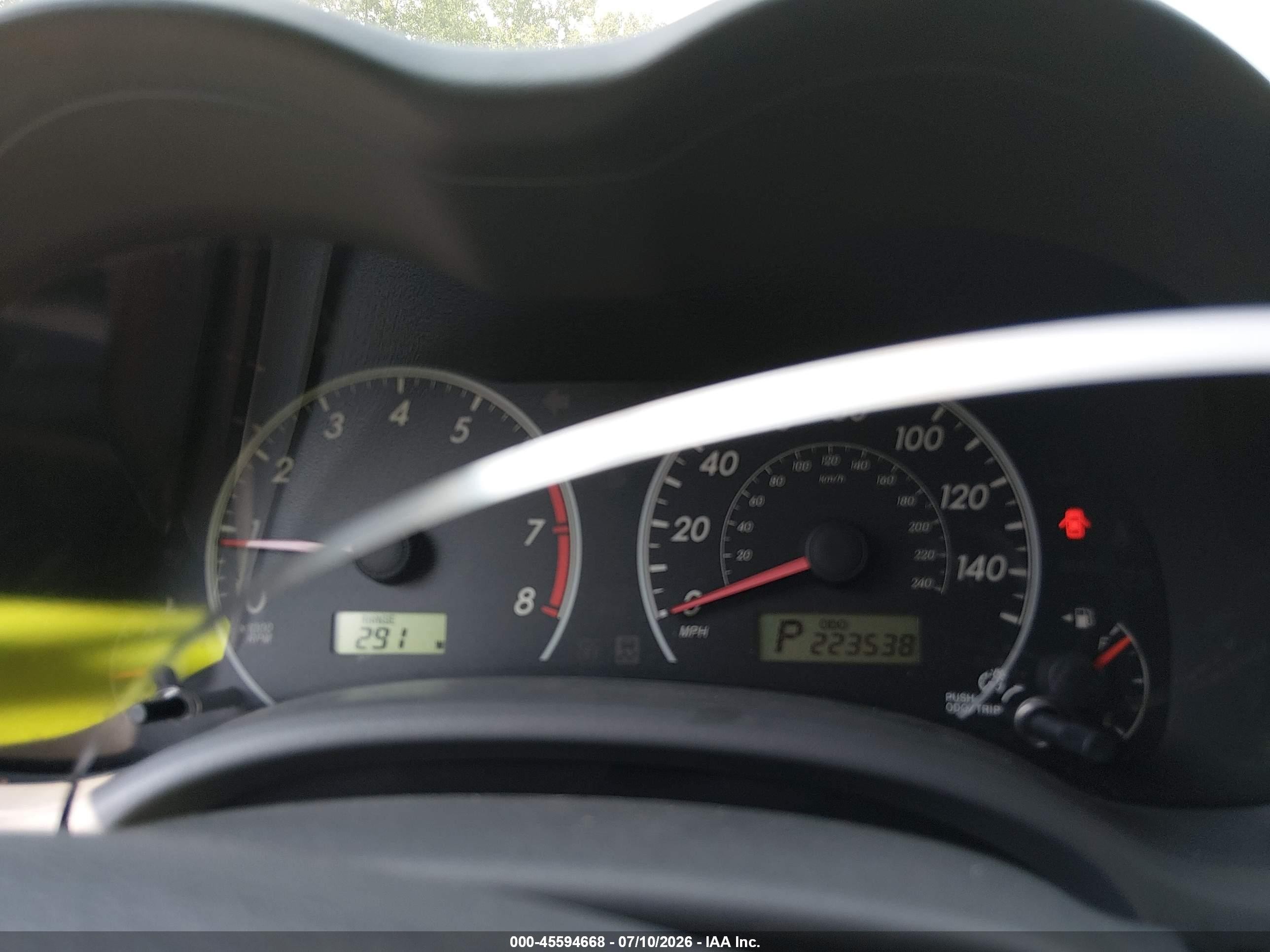 2010 Toyota Corolla Le Red vin: JTDBU4EE0AJ068965