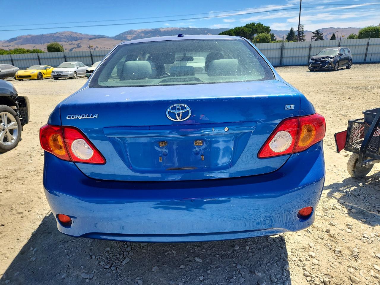 2010 Toyota Corolla Le Blue vin: JTDBU4EE0AJ071588